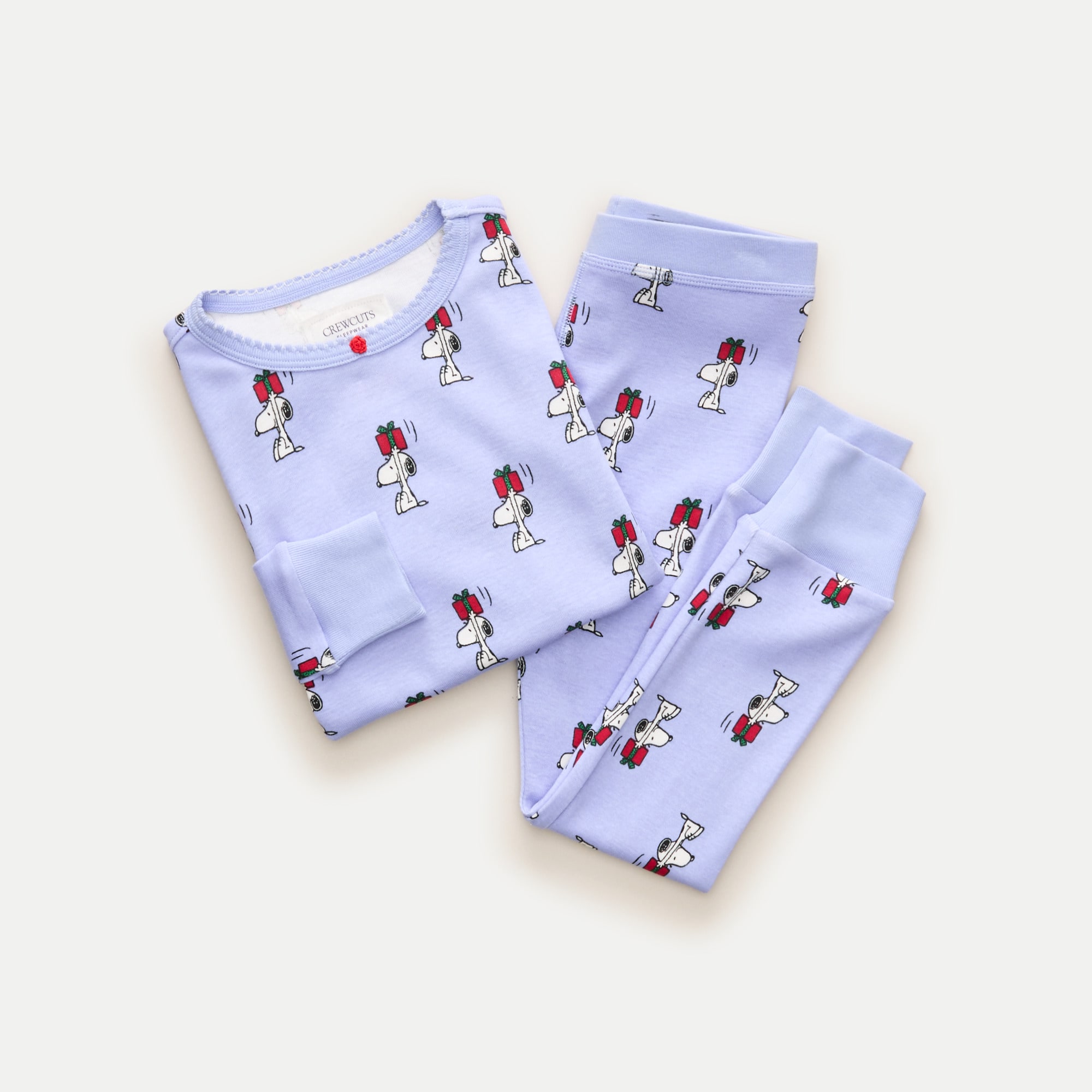 Peanuts® x Crewcuts long-sleeve cotton pajama set