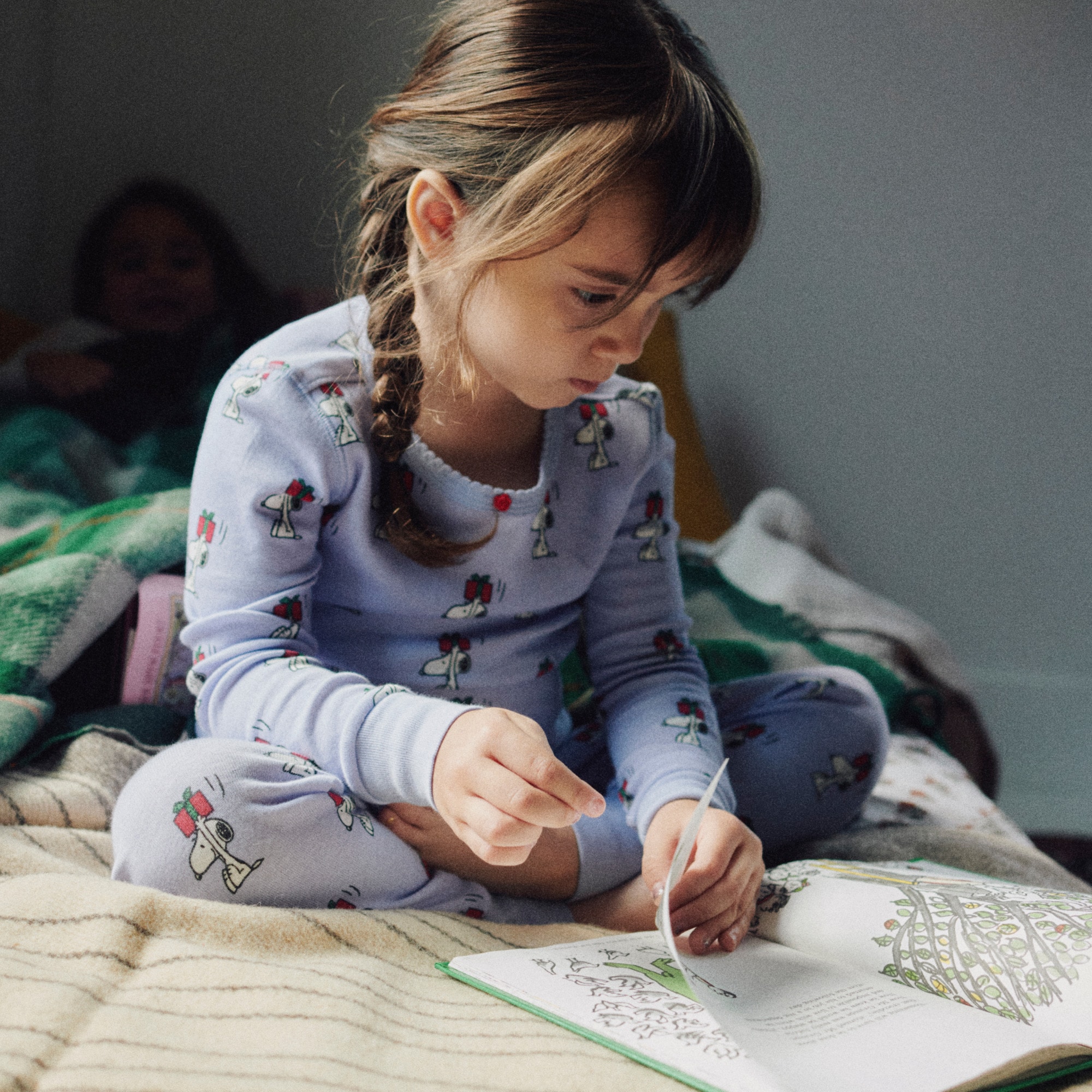 Peanuts® X Crewcuts Long-sleeve Cotton Pajama Set For Girls | J.Crew