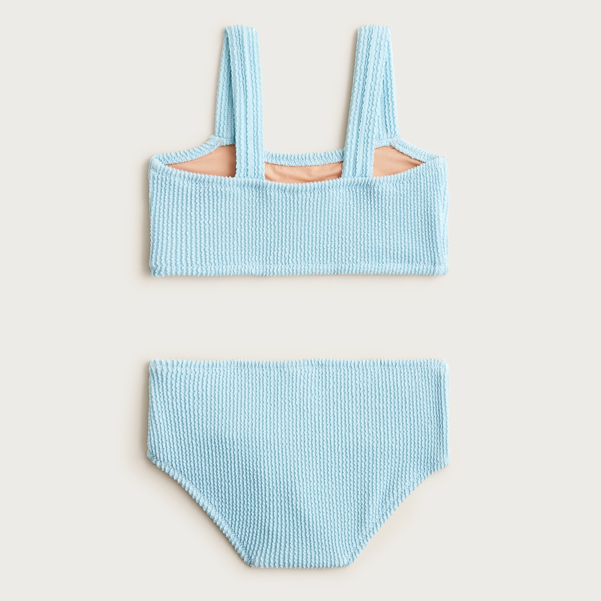 Girls' scrunchie two-piece swimsuit