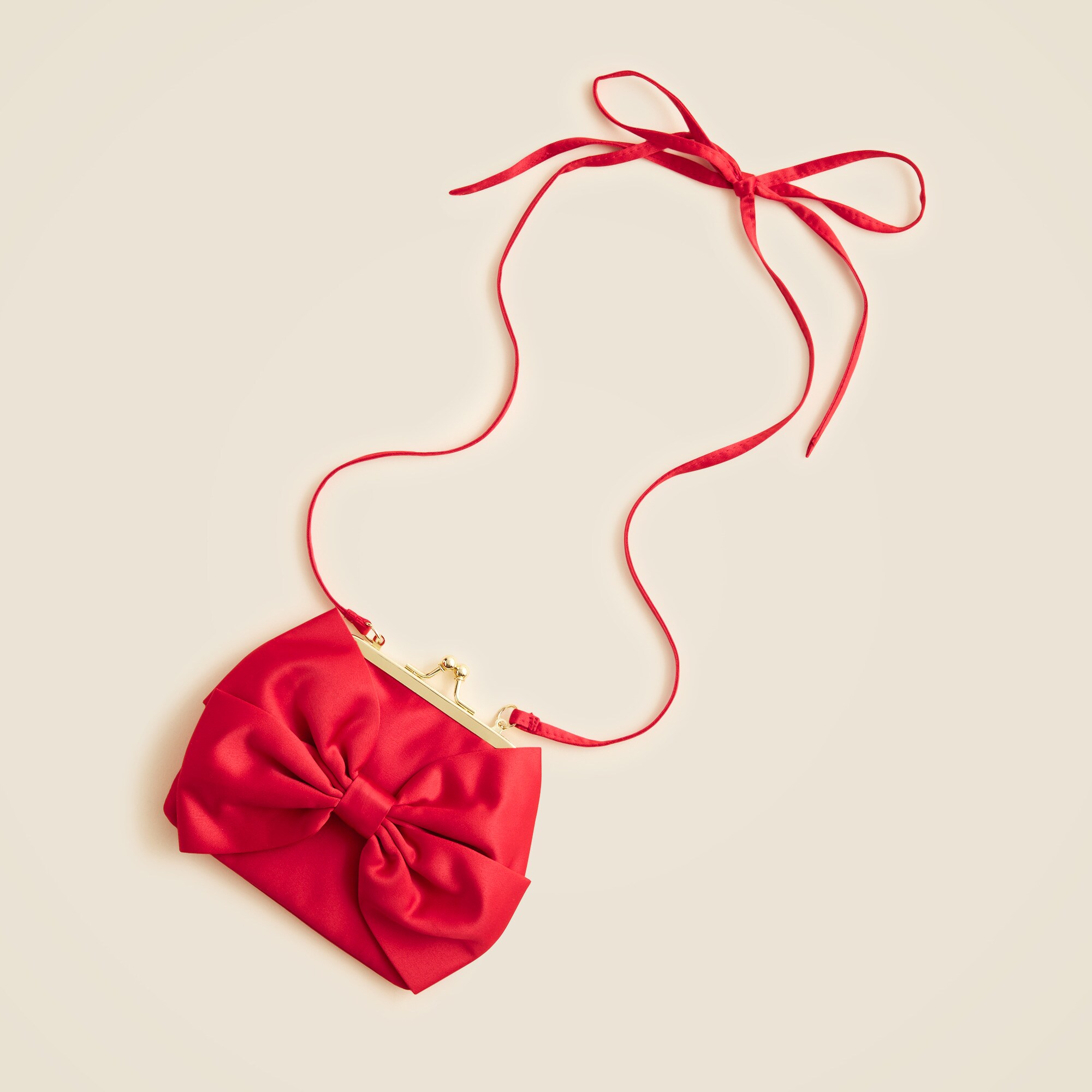 girls Girls' bow satin purse