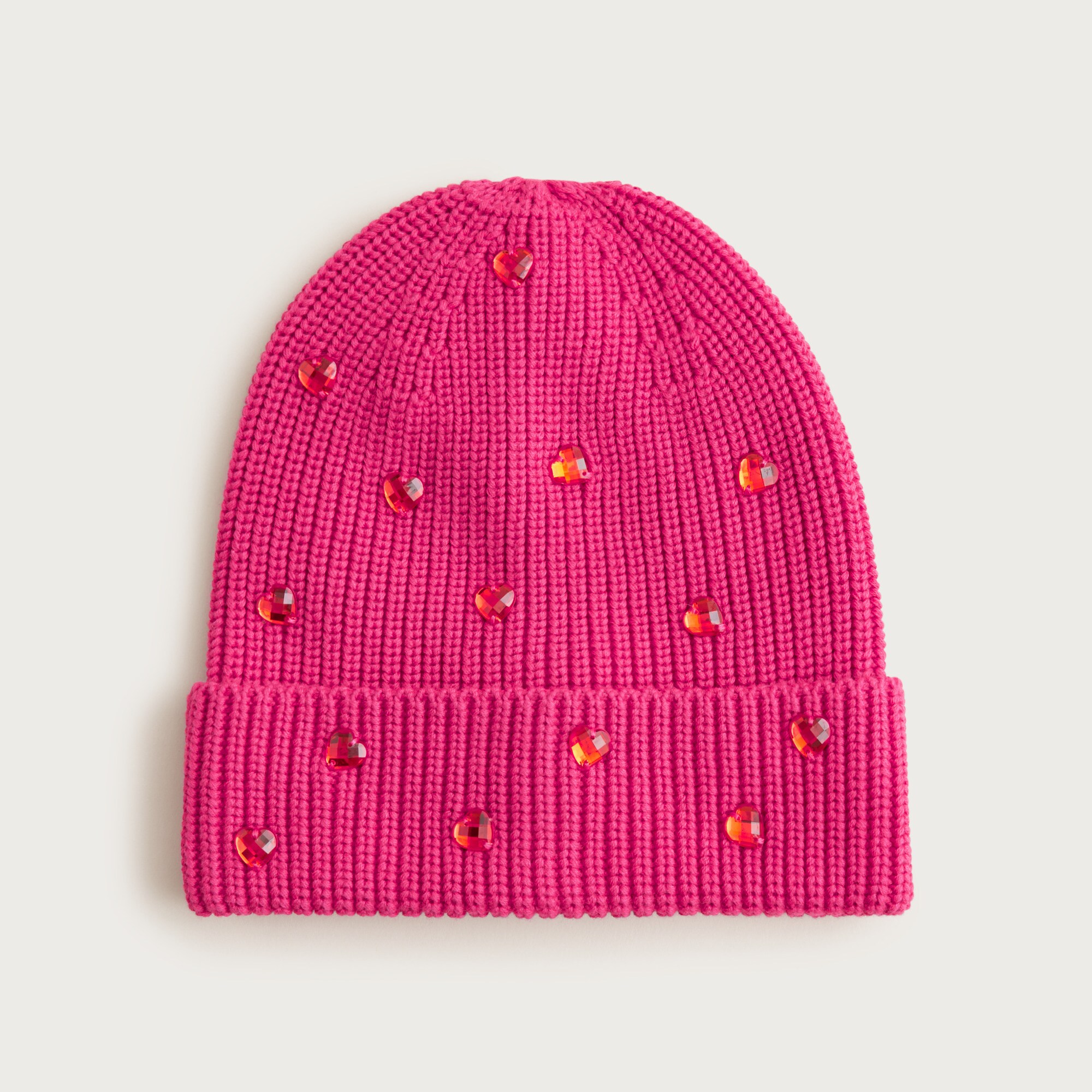 Girls' jewel-embellished beanie