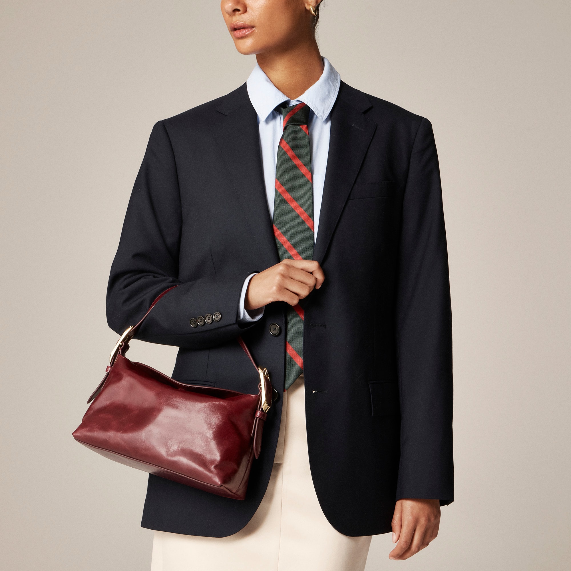 womens Berkeley small shoulder bag in patent leather