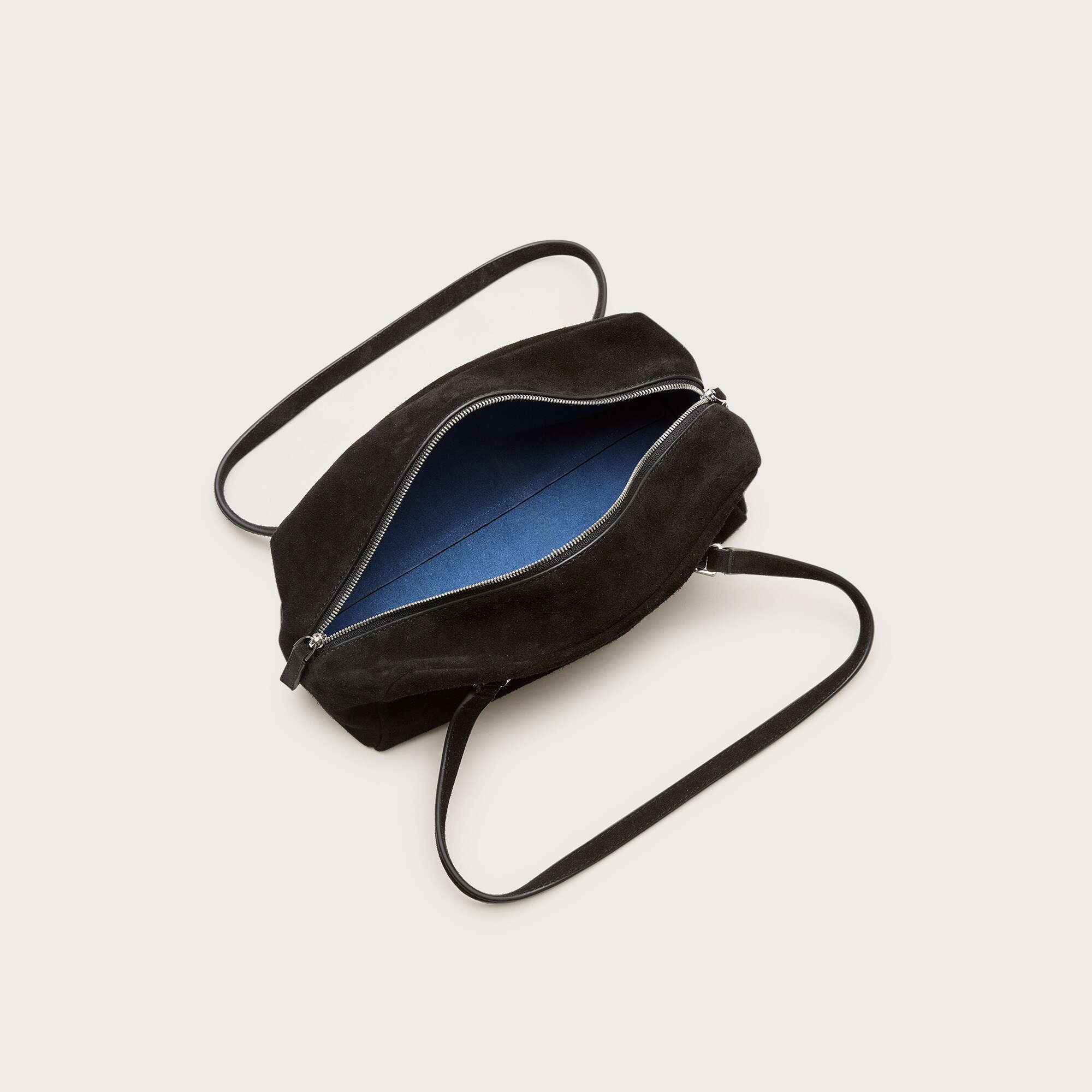 Delphine shoulder bag in suede