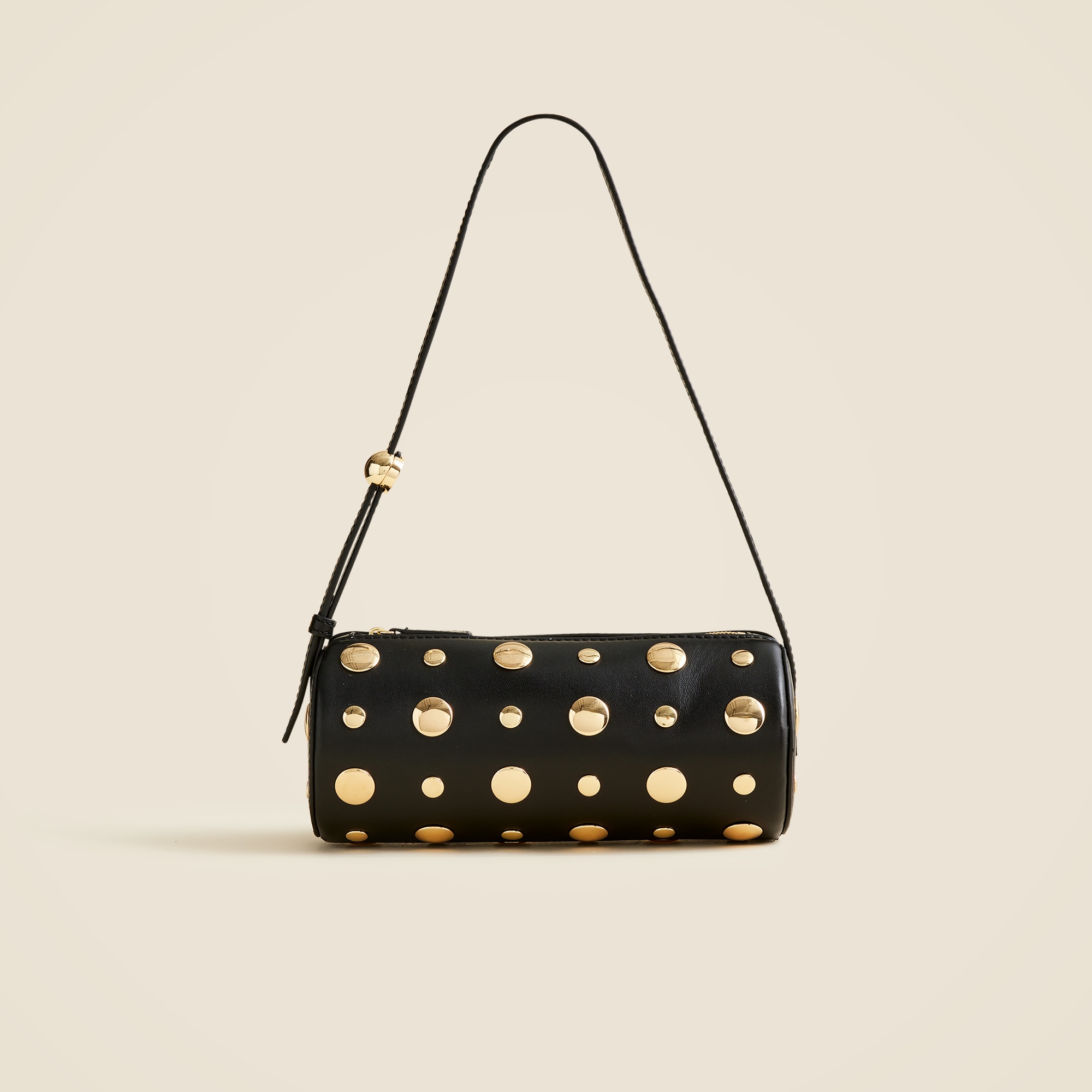 Bordeaux bag in studded leather