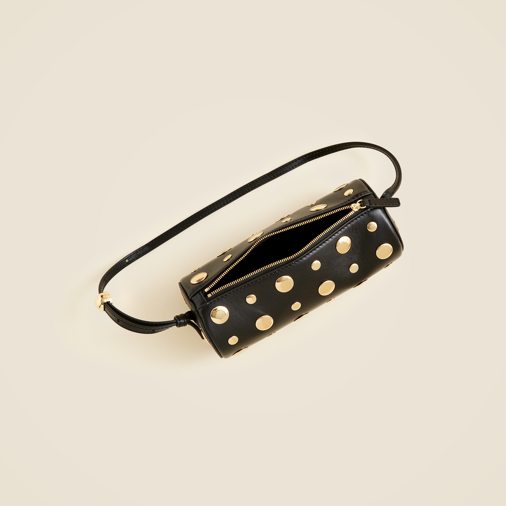 Bordeaux bag in studded leather
