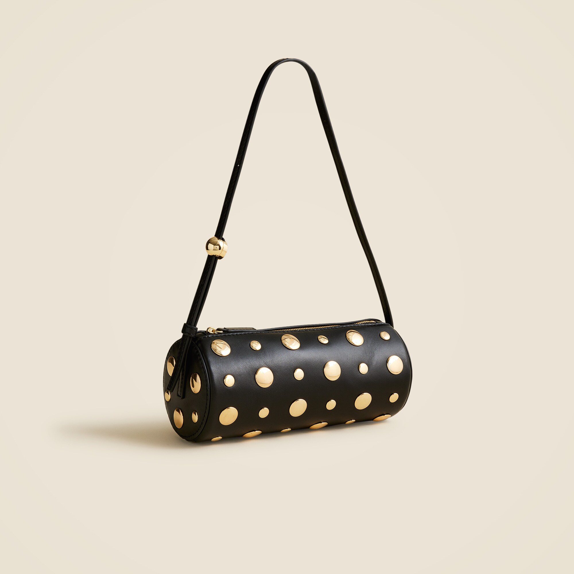 Bordeaux bag in studded leather