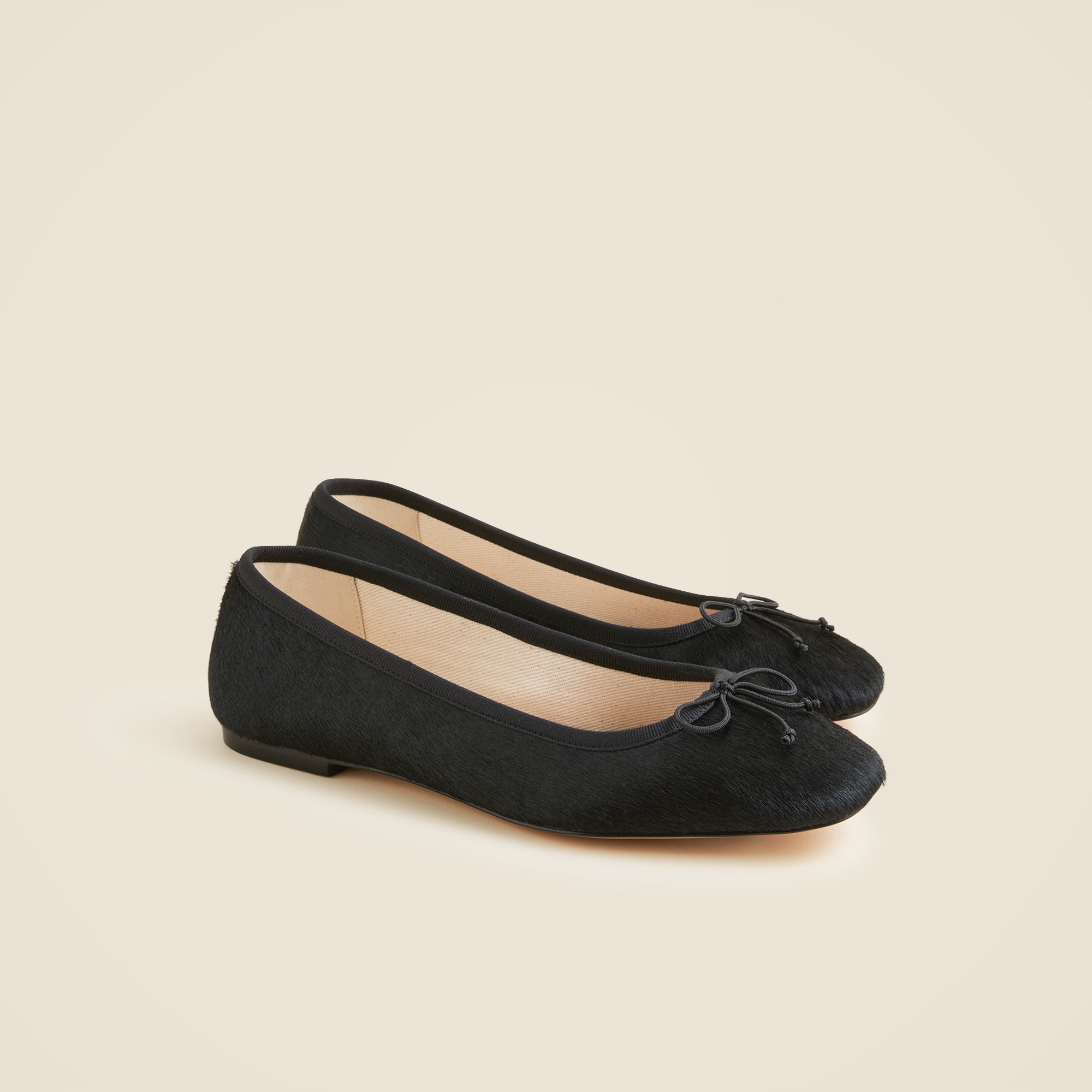 womens Quinn ballet flats in calf hair