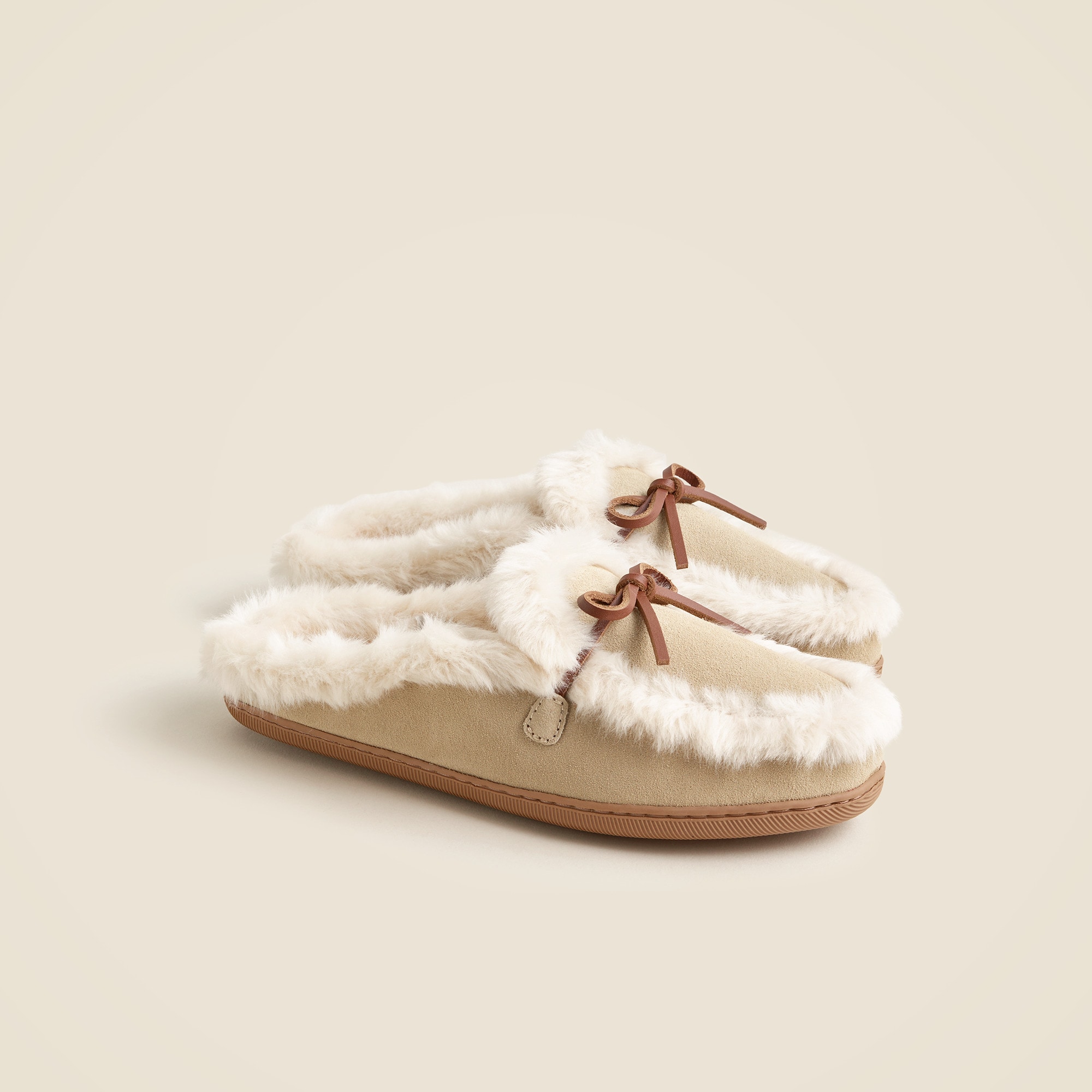 womens Lodge mules in suede