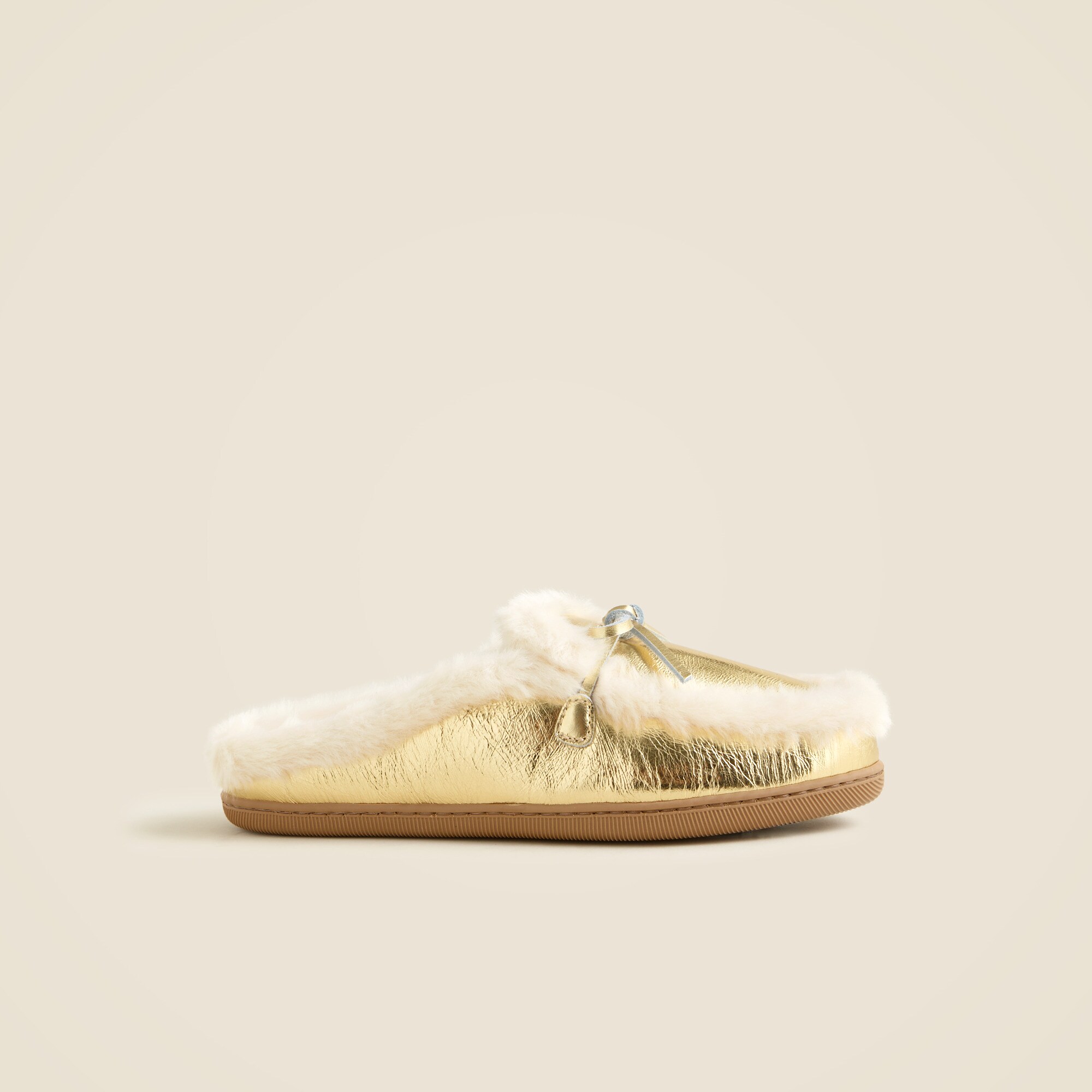 Lodge mules in metallic