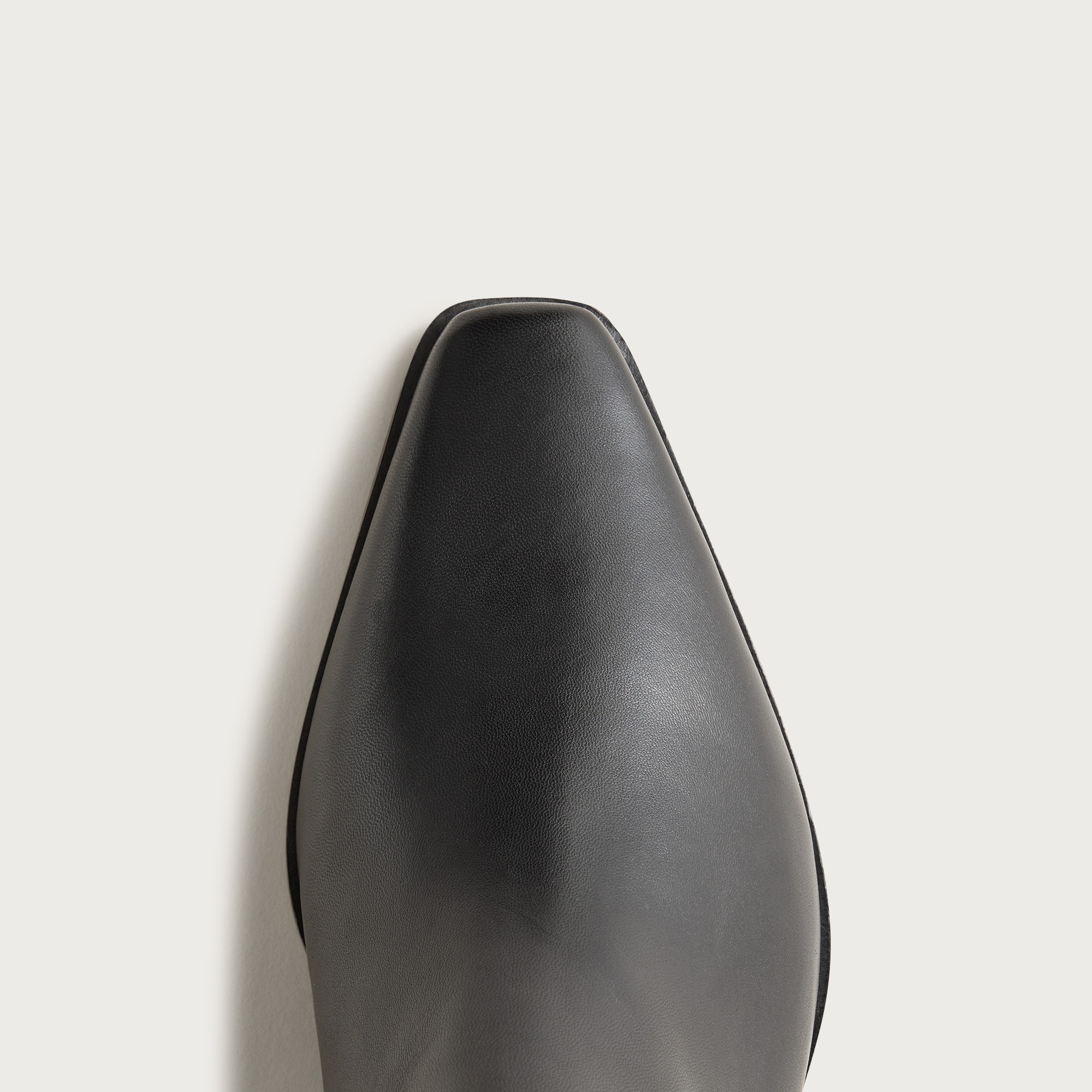 Remi square-toe ankle boots in leather