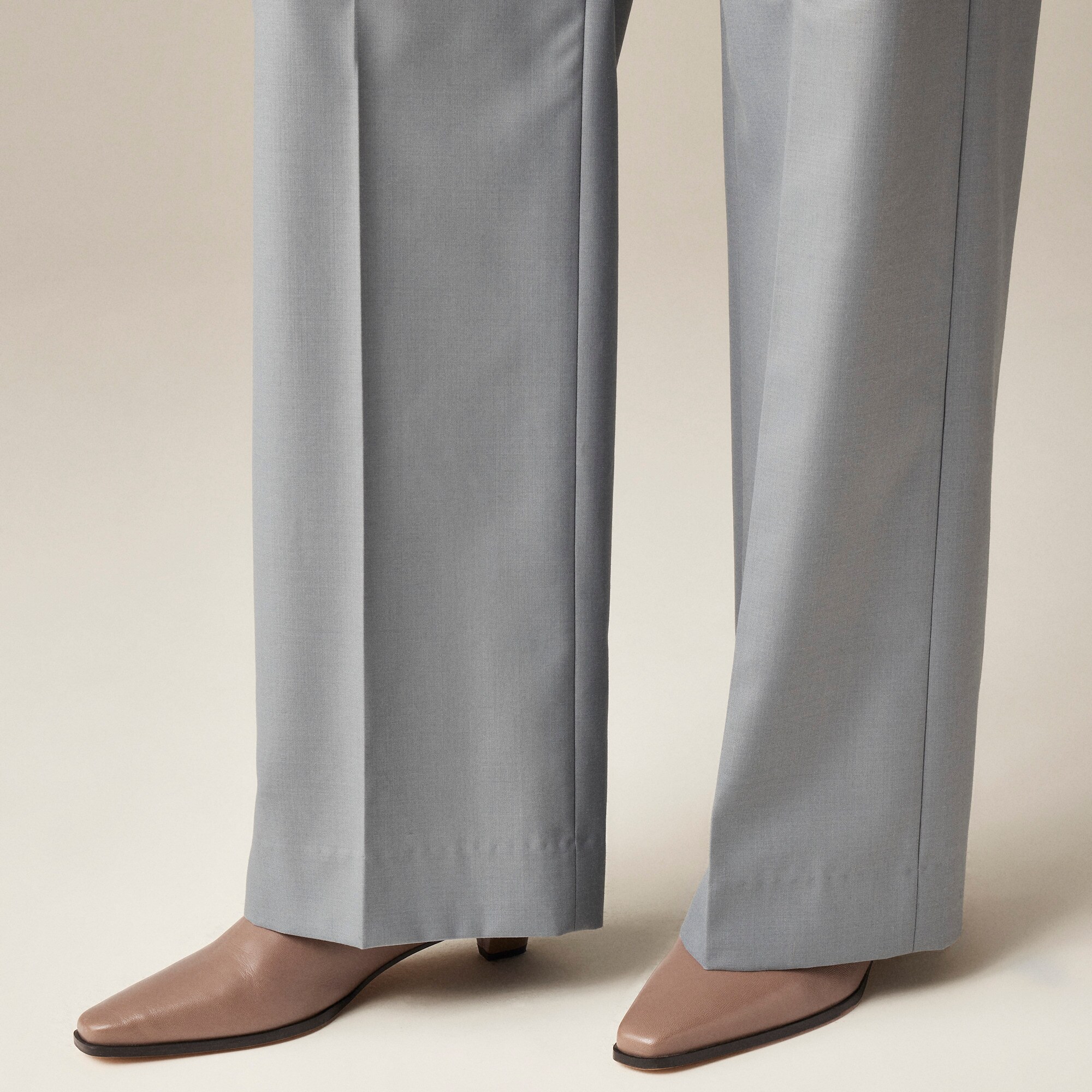Remi square-toe ankle boots in leather