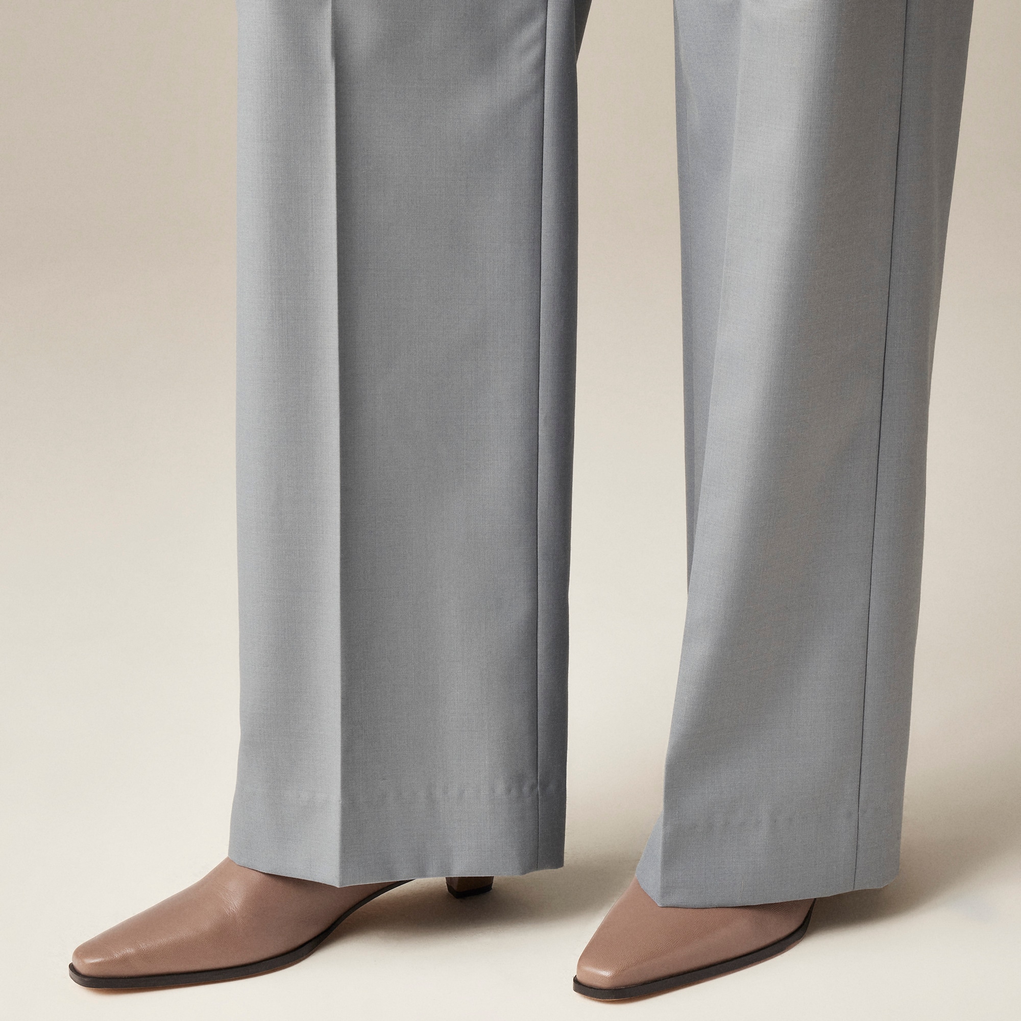 Remi square-toe ankle boots in leather