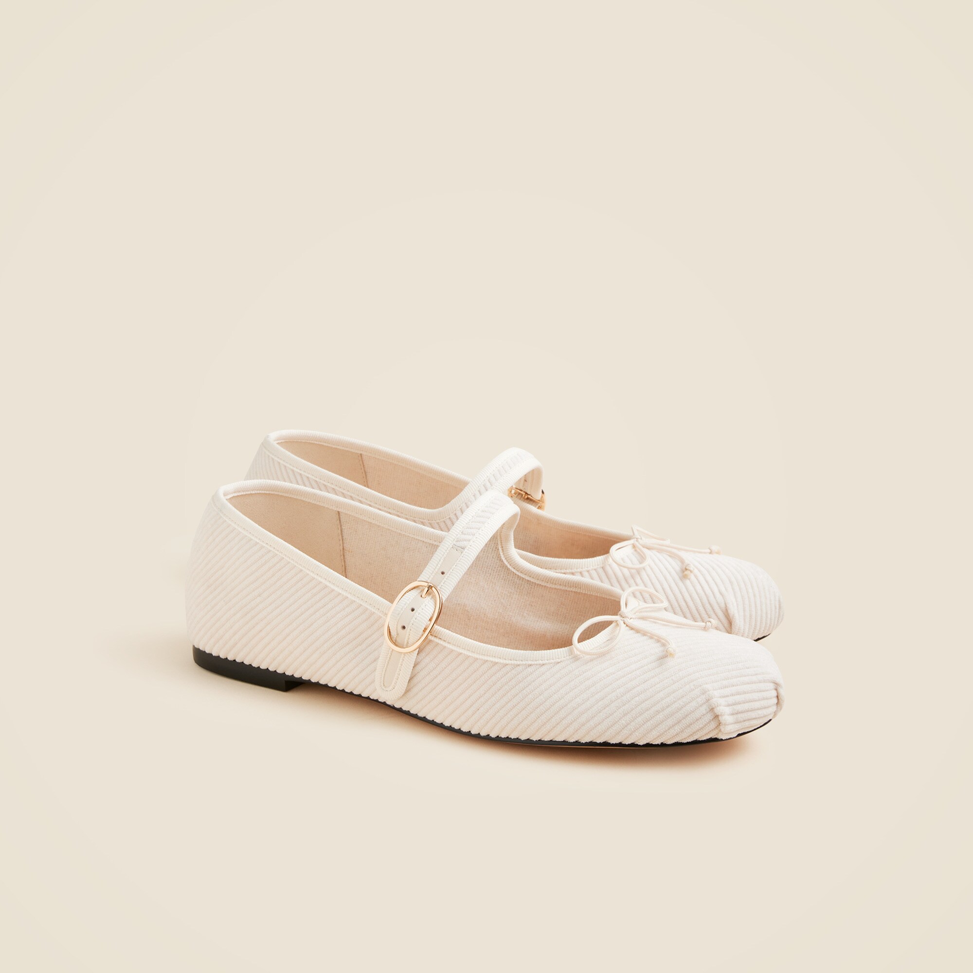Logan Mary Jane ballet flats in corduroy