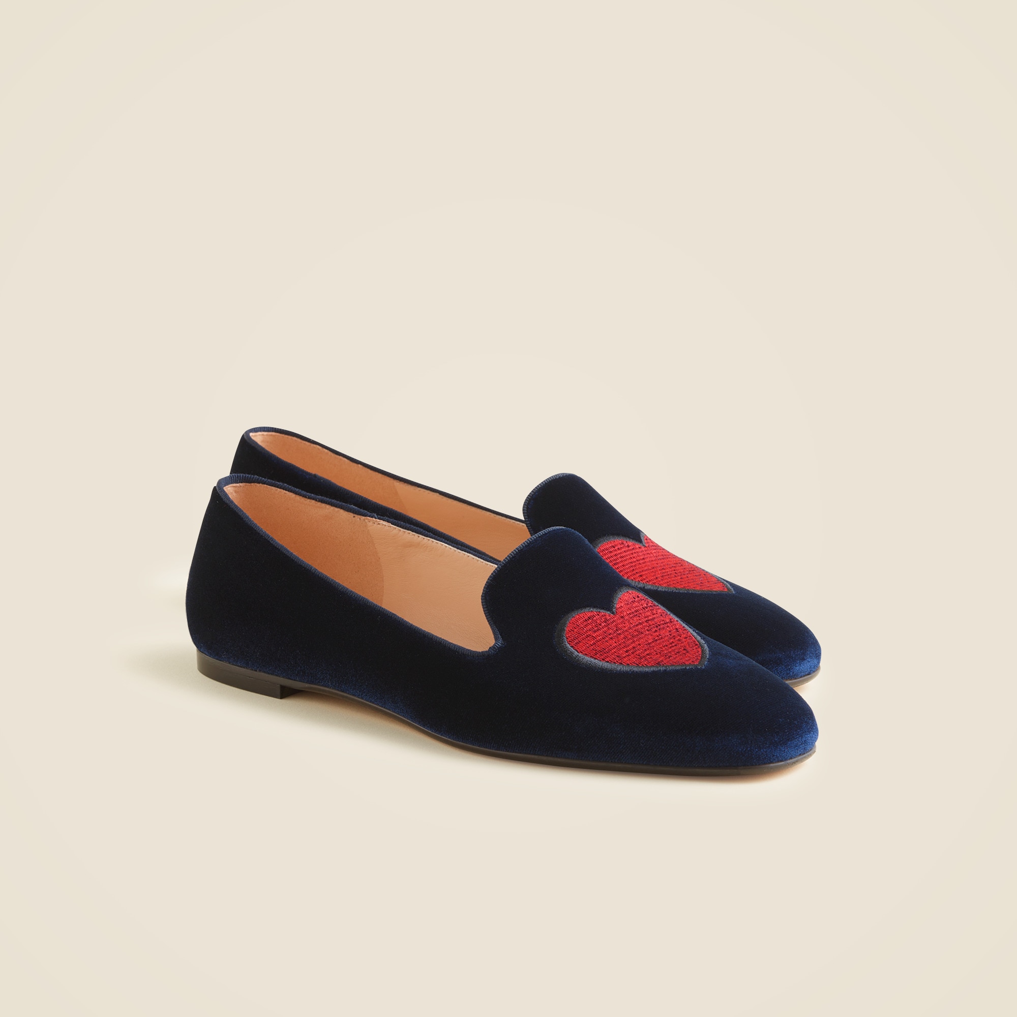 Made-in-Italy smoking slippers in embroidered velvet