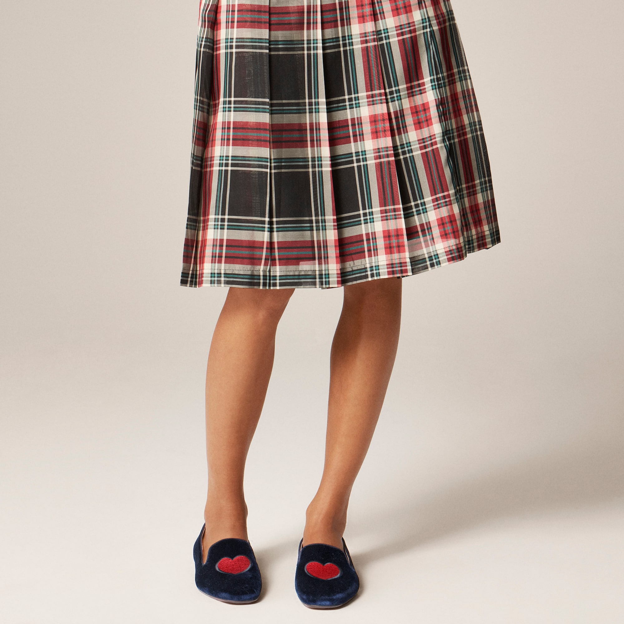 womens Made-in-Italy smoking slippers in embroidered velvet