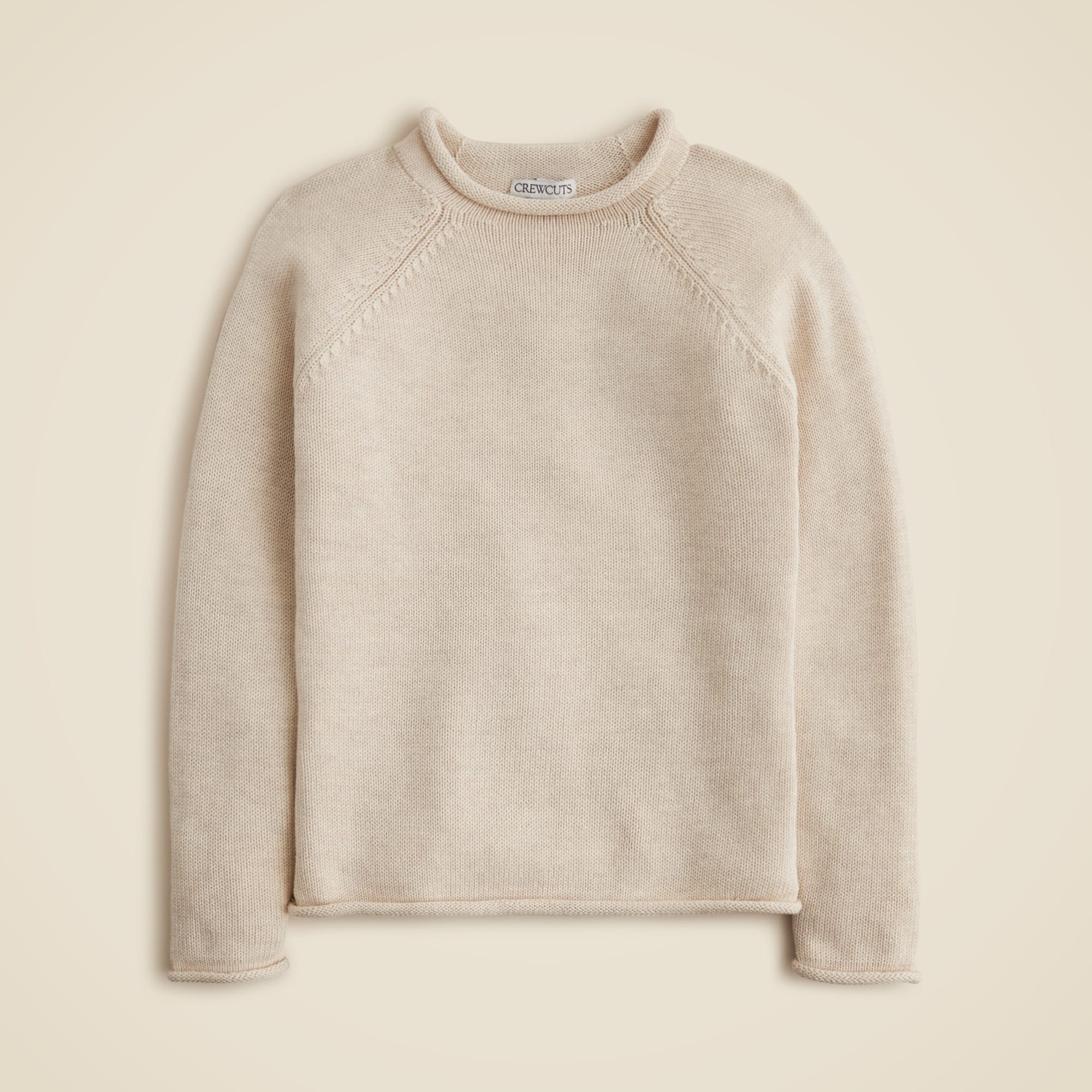 Kids' heritage cotton Rollneck™ sweater