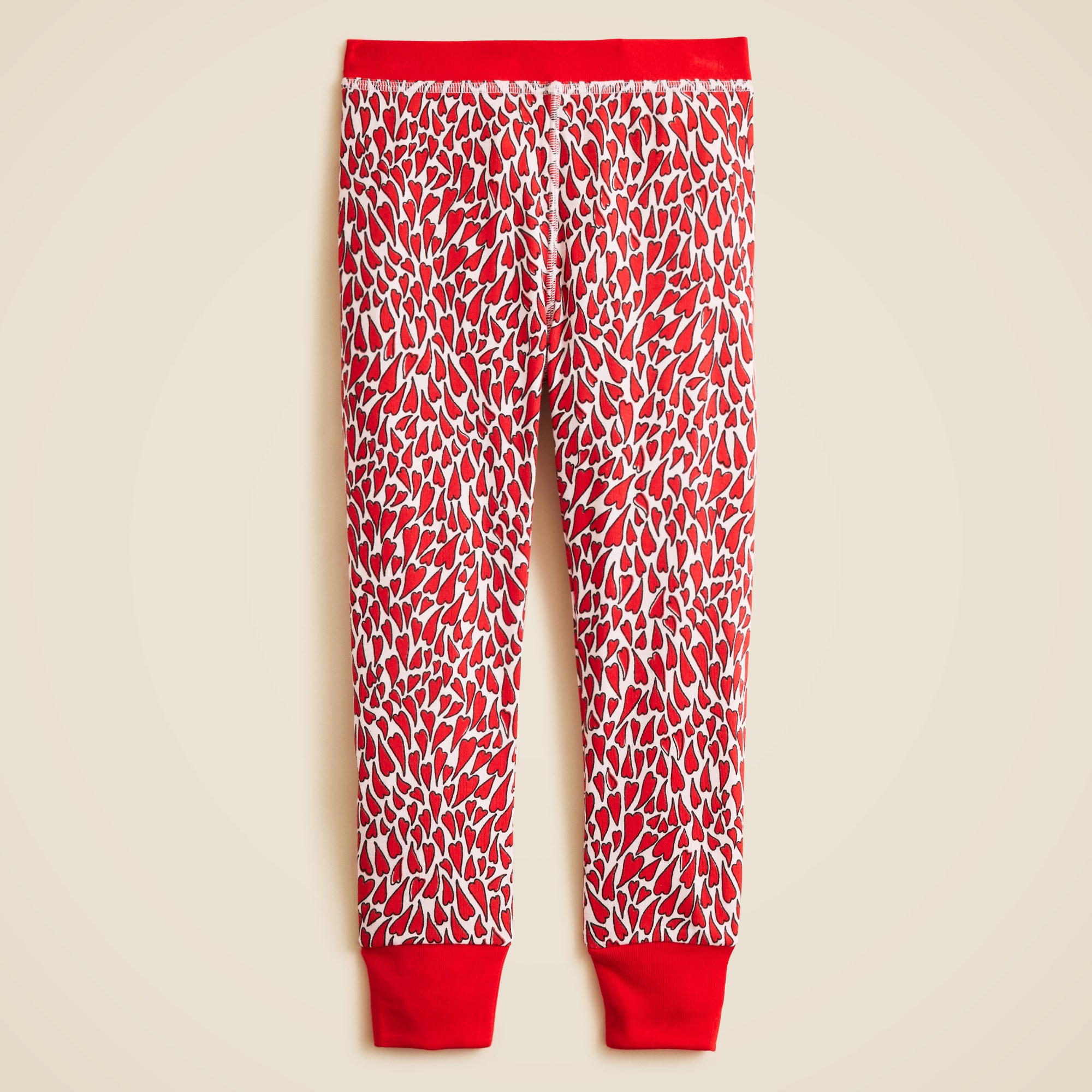 Kids' long-sleeve cotton pajama set in prints