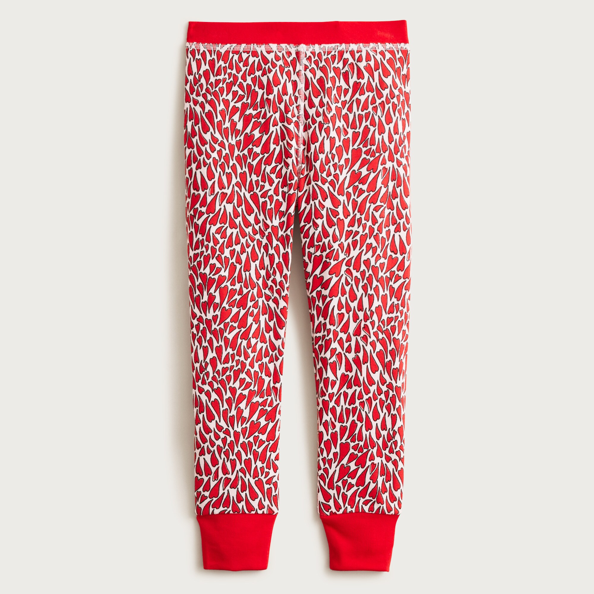 Kids' long-sleeve cotton pajama set in prints