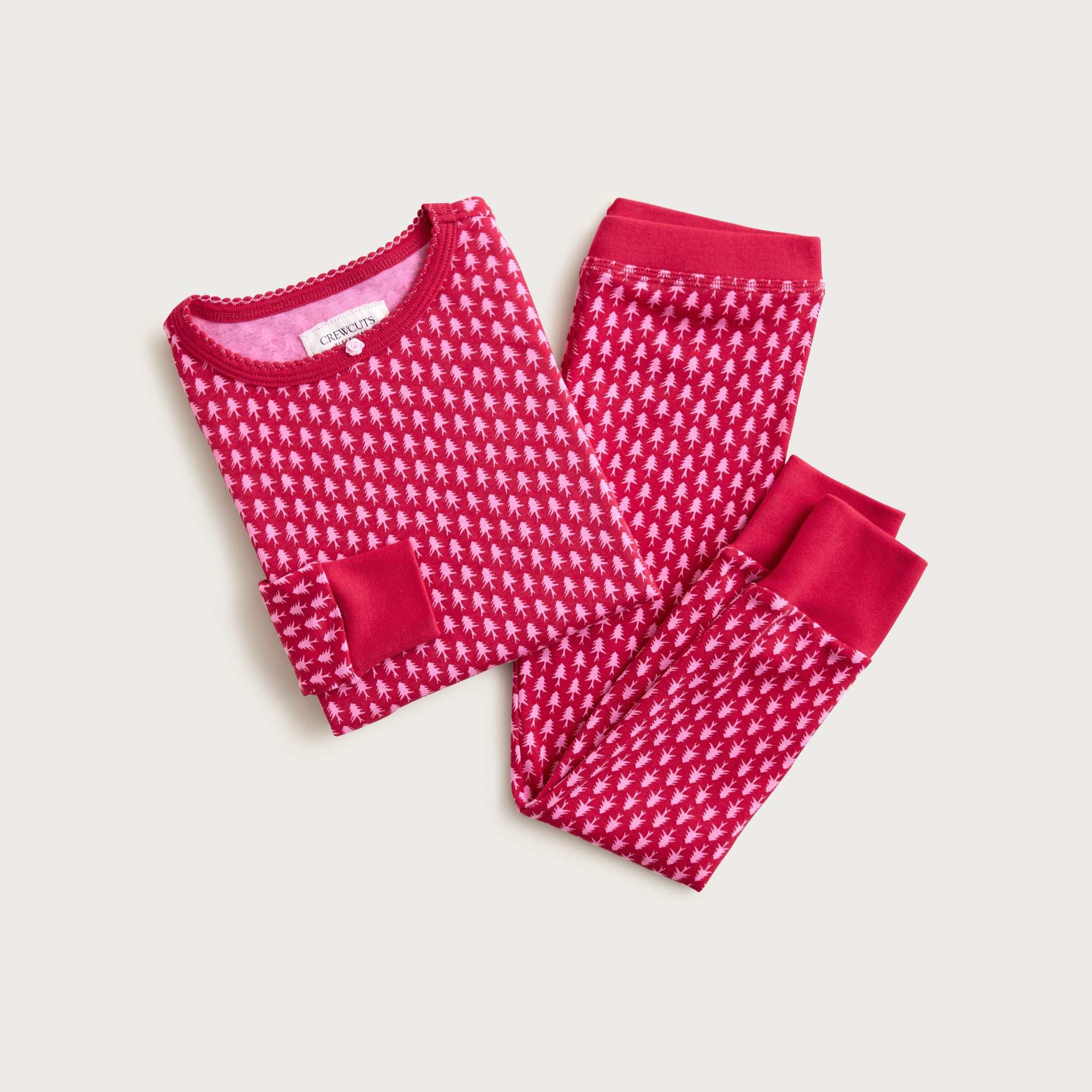 Kids' long-sleeve cotton pajama set in prints from J.Crew - $78