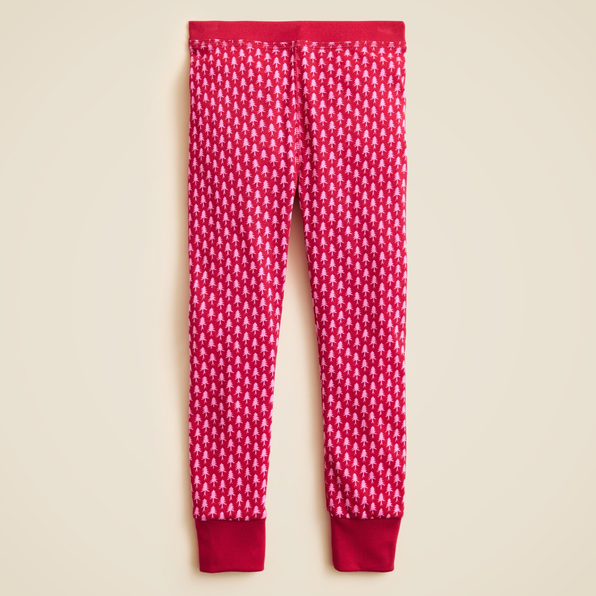 Kids' long-sleeve cotton pajama set in prints