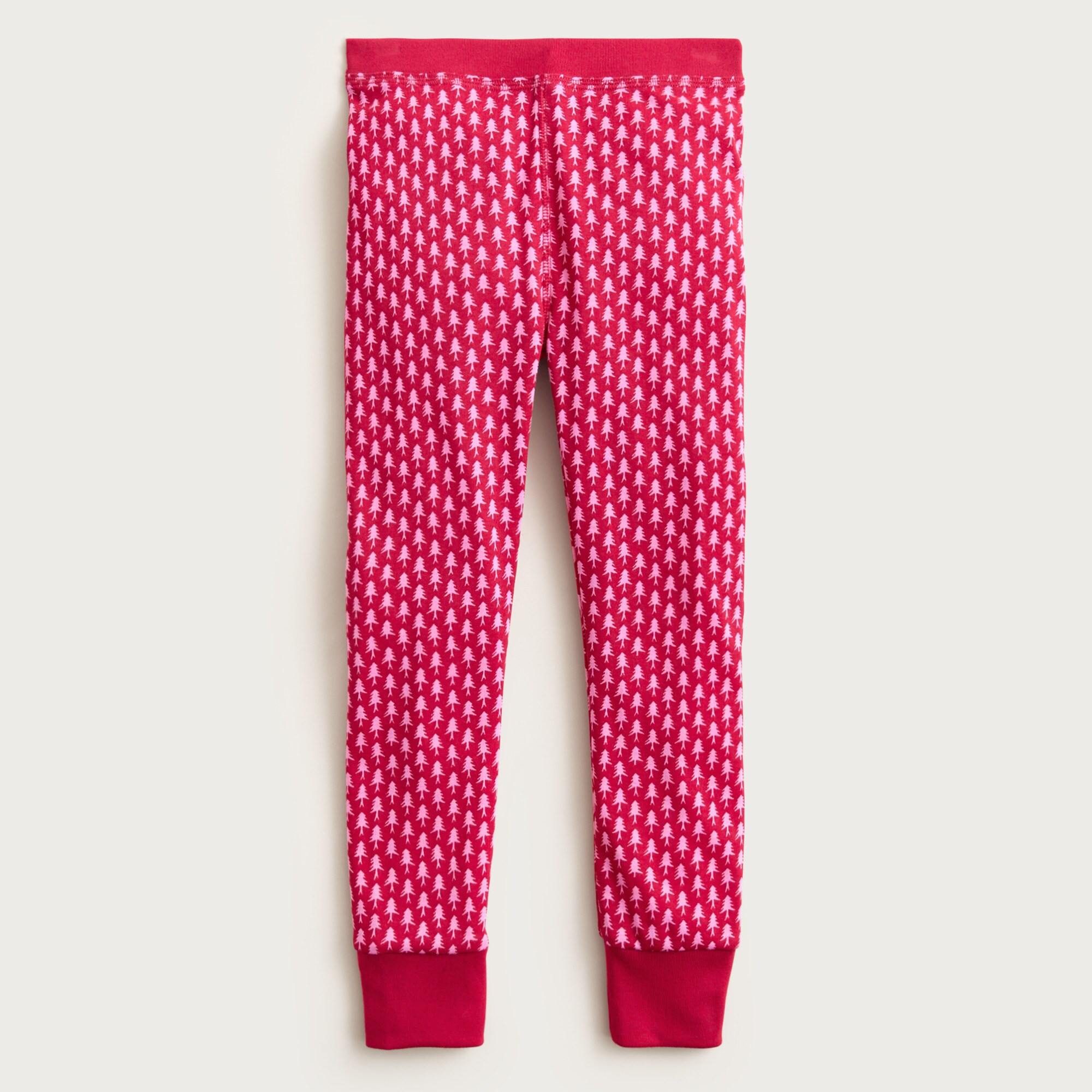 Kids' long-sleeve cotton pajama set in prints