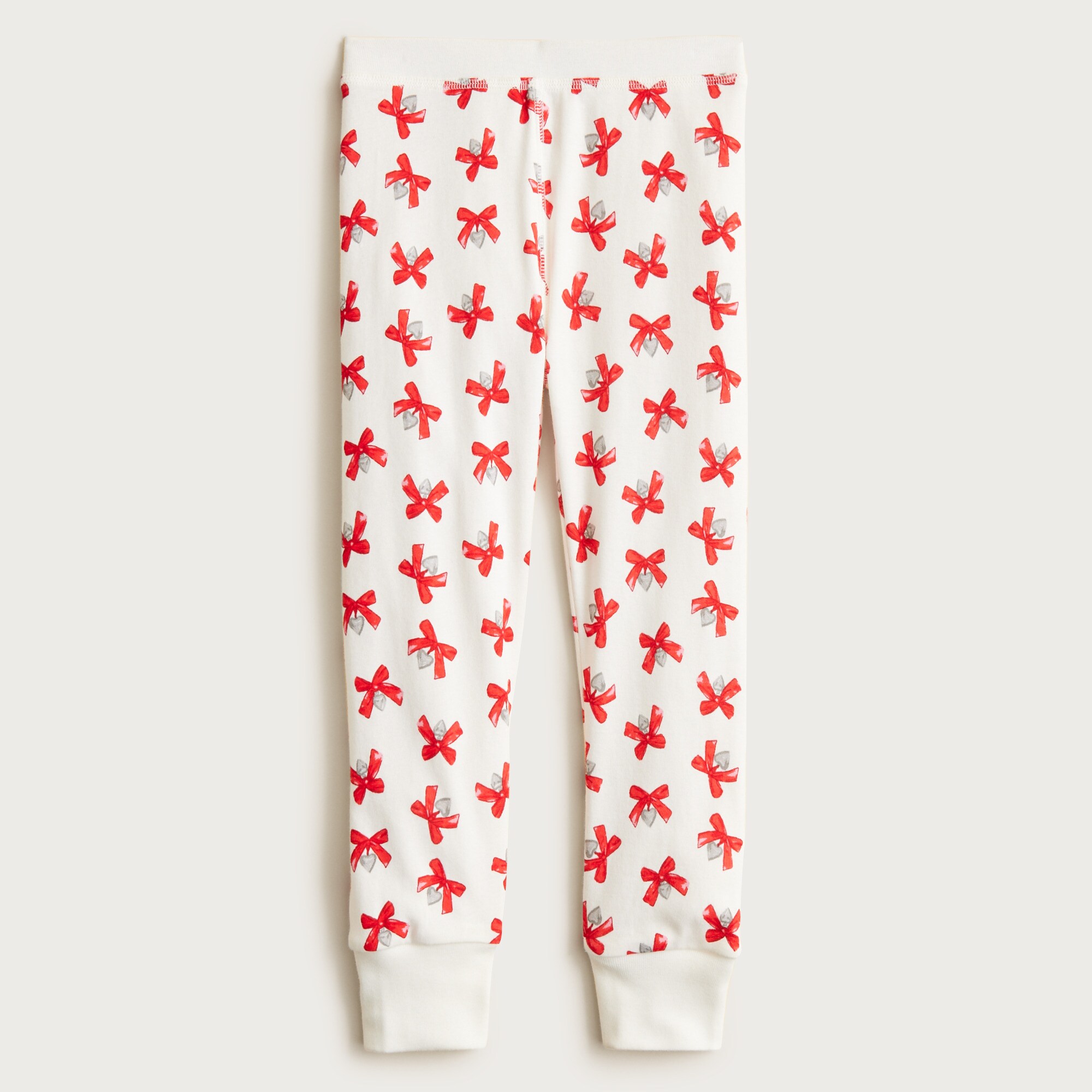 Kids' long-sleeve cotton pajama set in prints