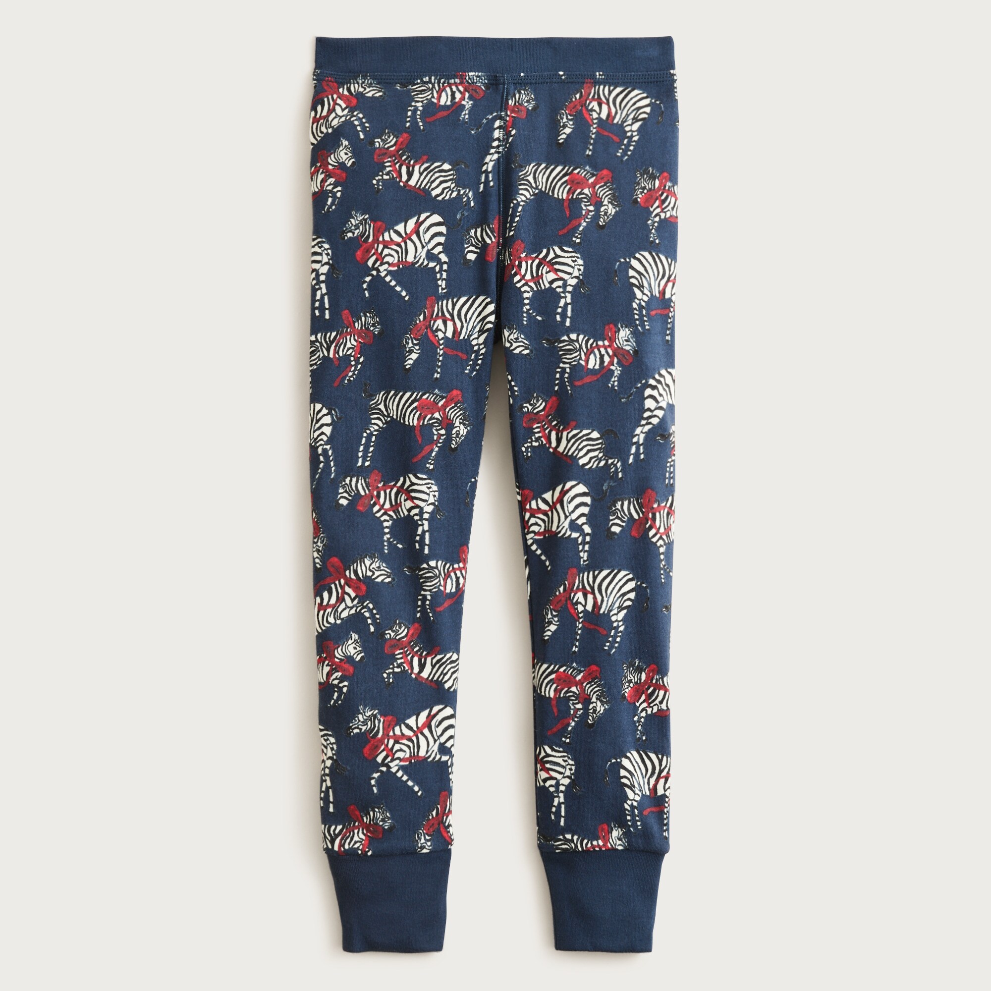 Kids' long-sleeve cotton pajama set in prints