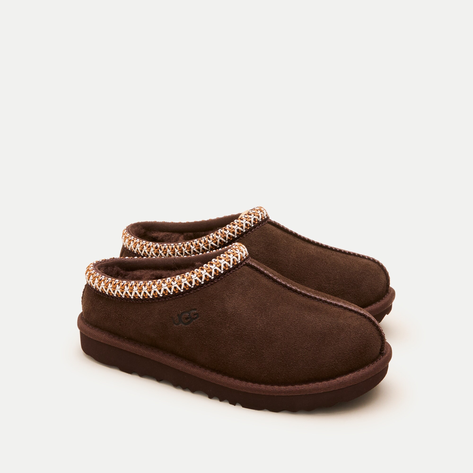 UGG® Tasman II kids' slippers in chestnut