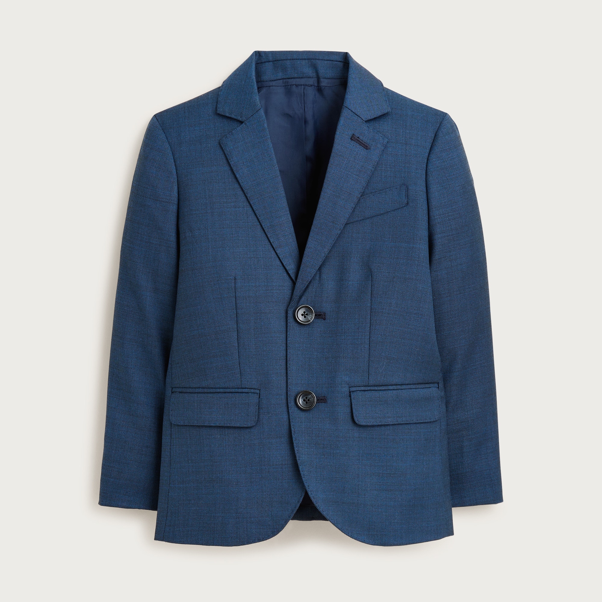 Boys' Ludlow suit jacket in stretch worsted wool blend