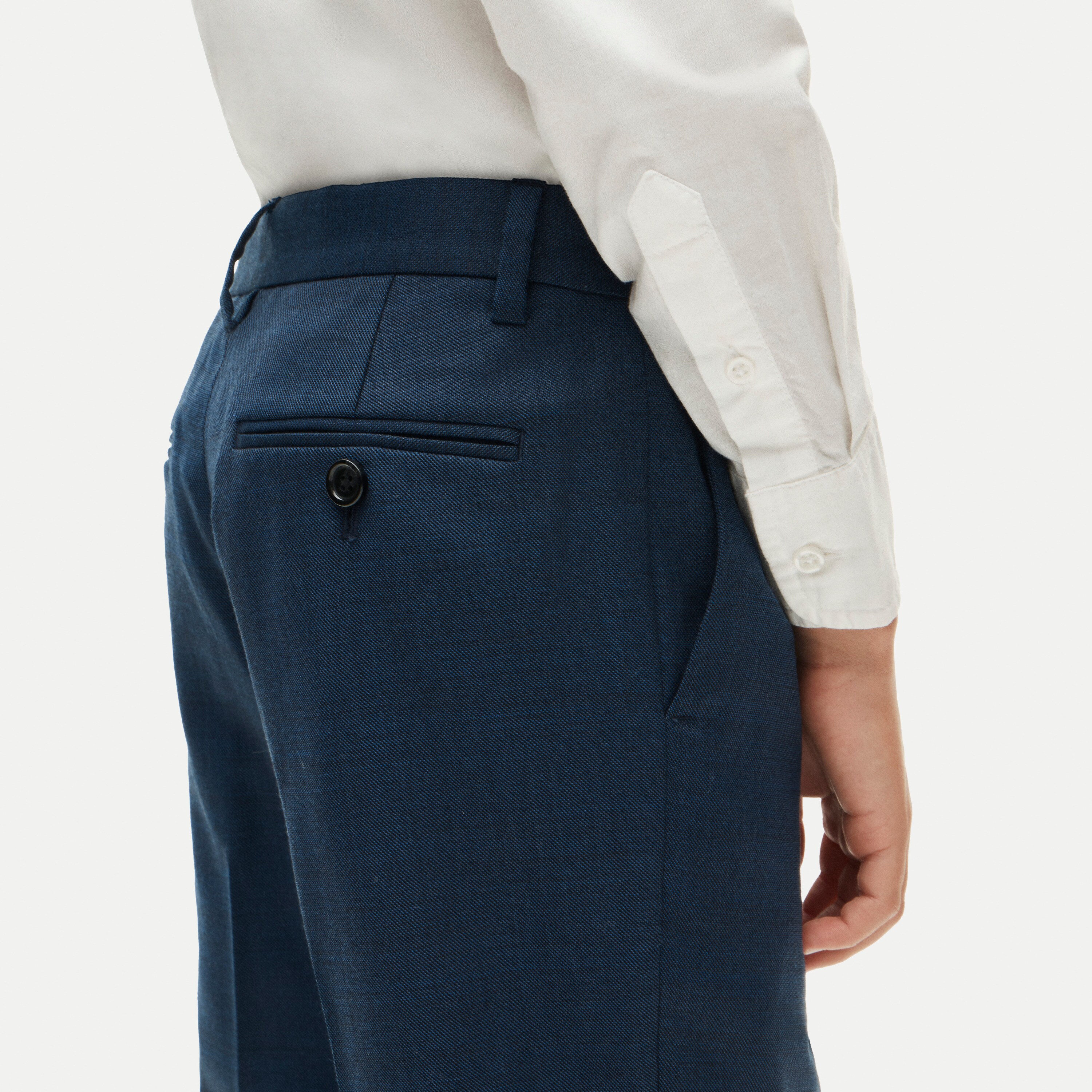 Boys' slim Ludlow suit pant in stretch worsted wool blend