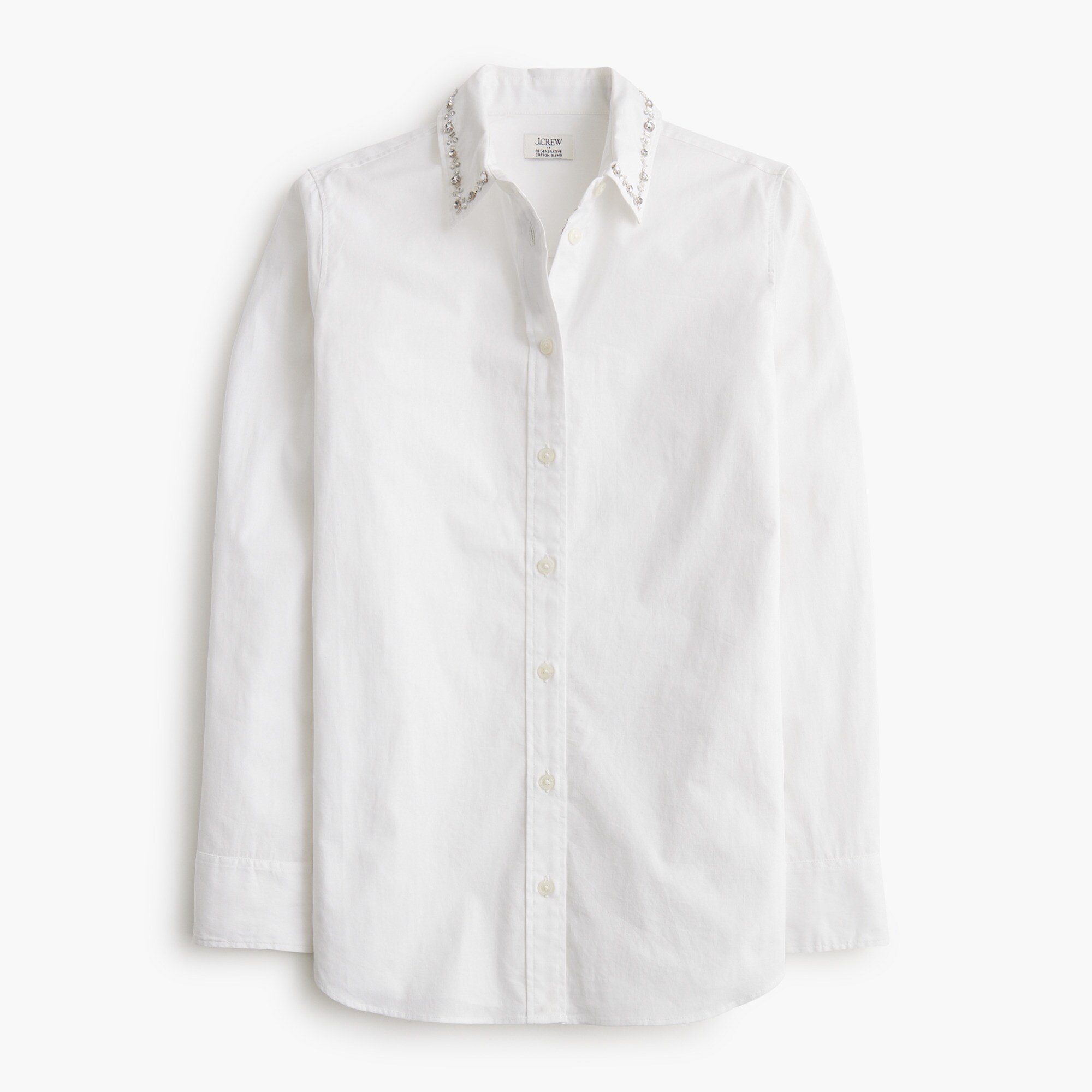Embellished button-up shirt