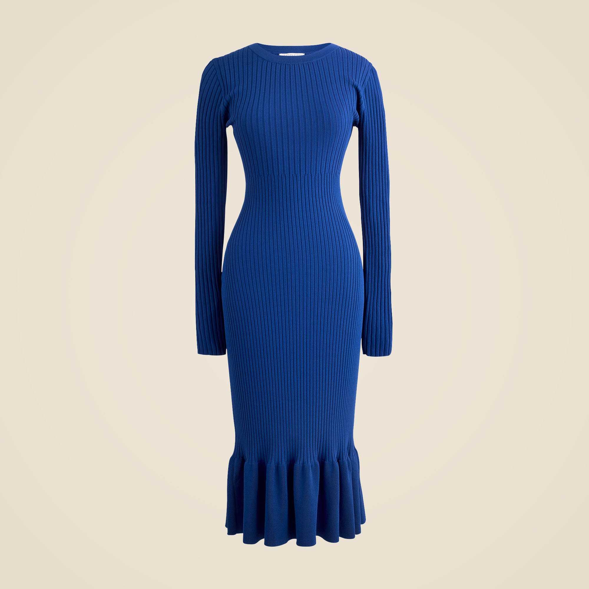 Super-stretch ruffle sweater-dress - image 5