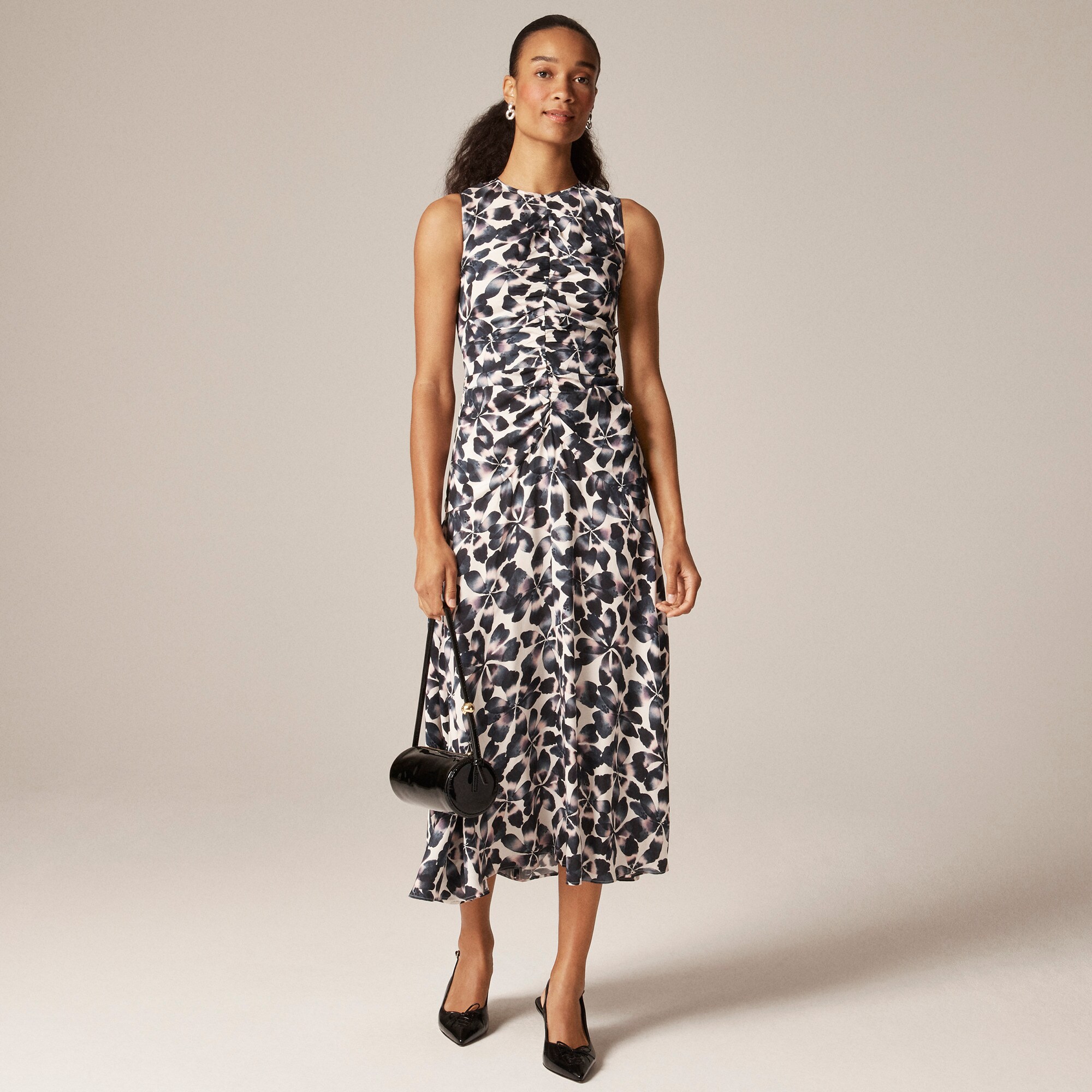 Veranda dress in watercolor floral print