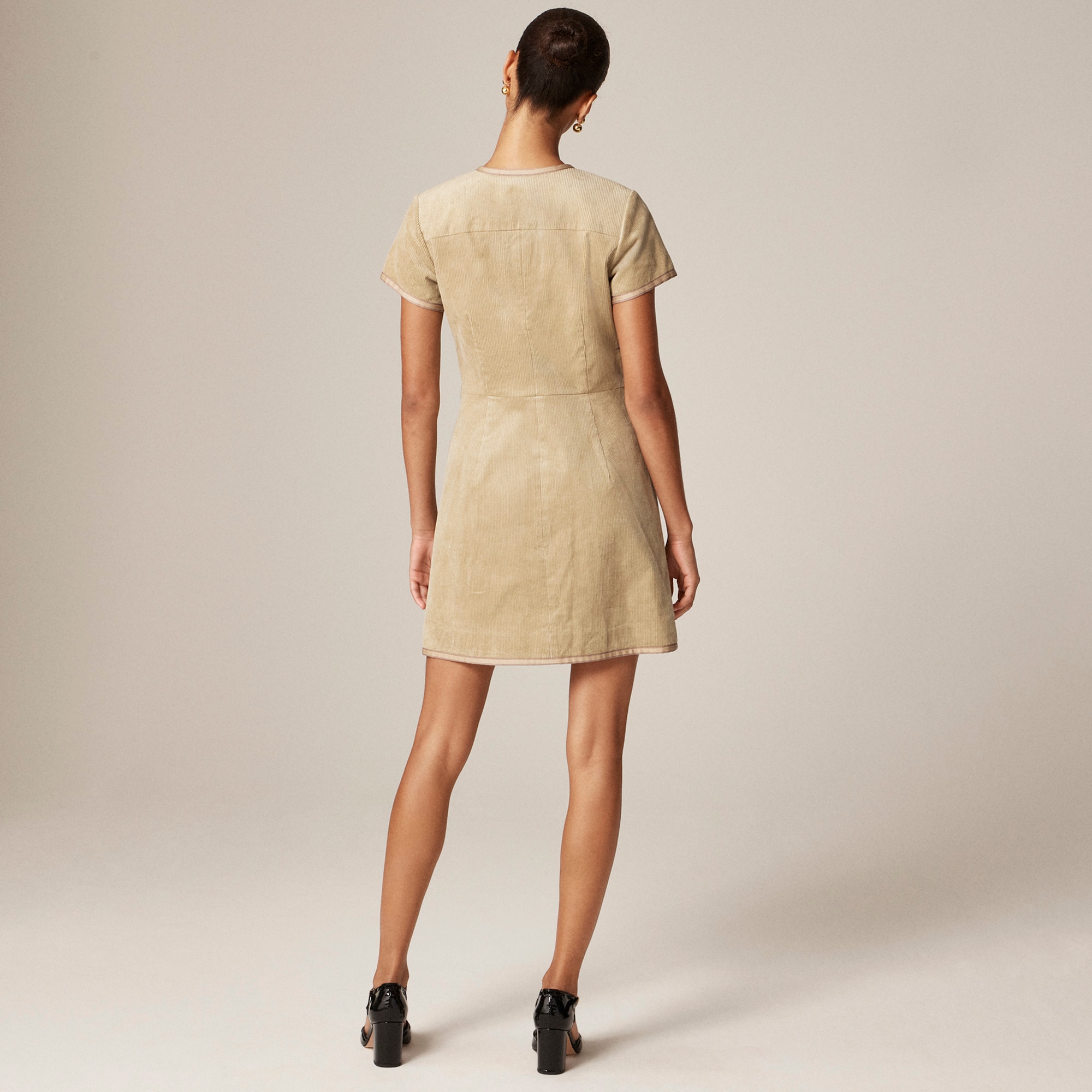 Parc dress in stretch corduroy - image 4