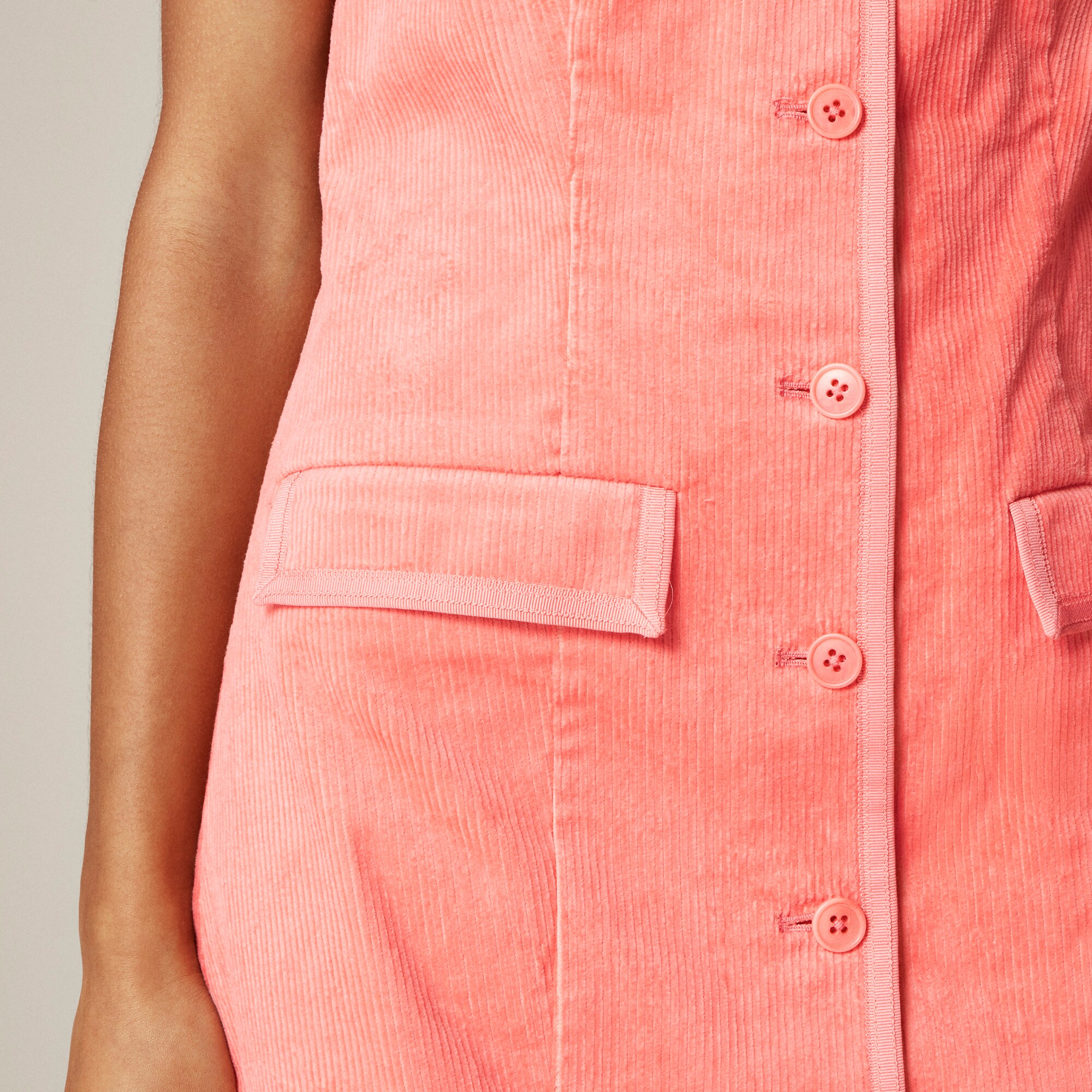 Parc dress in stretch corduroy