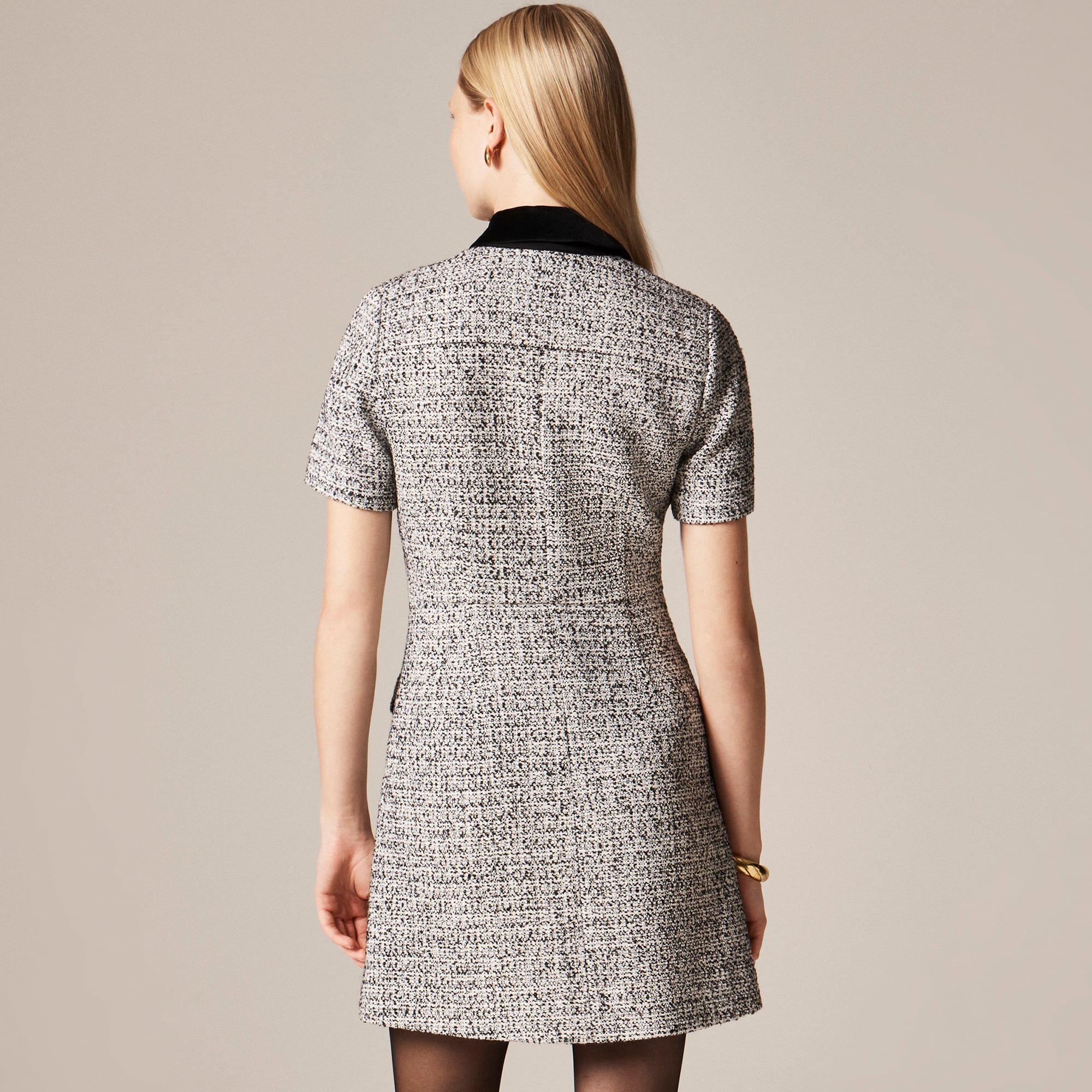 Parc dress in tweed - image 4