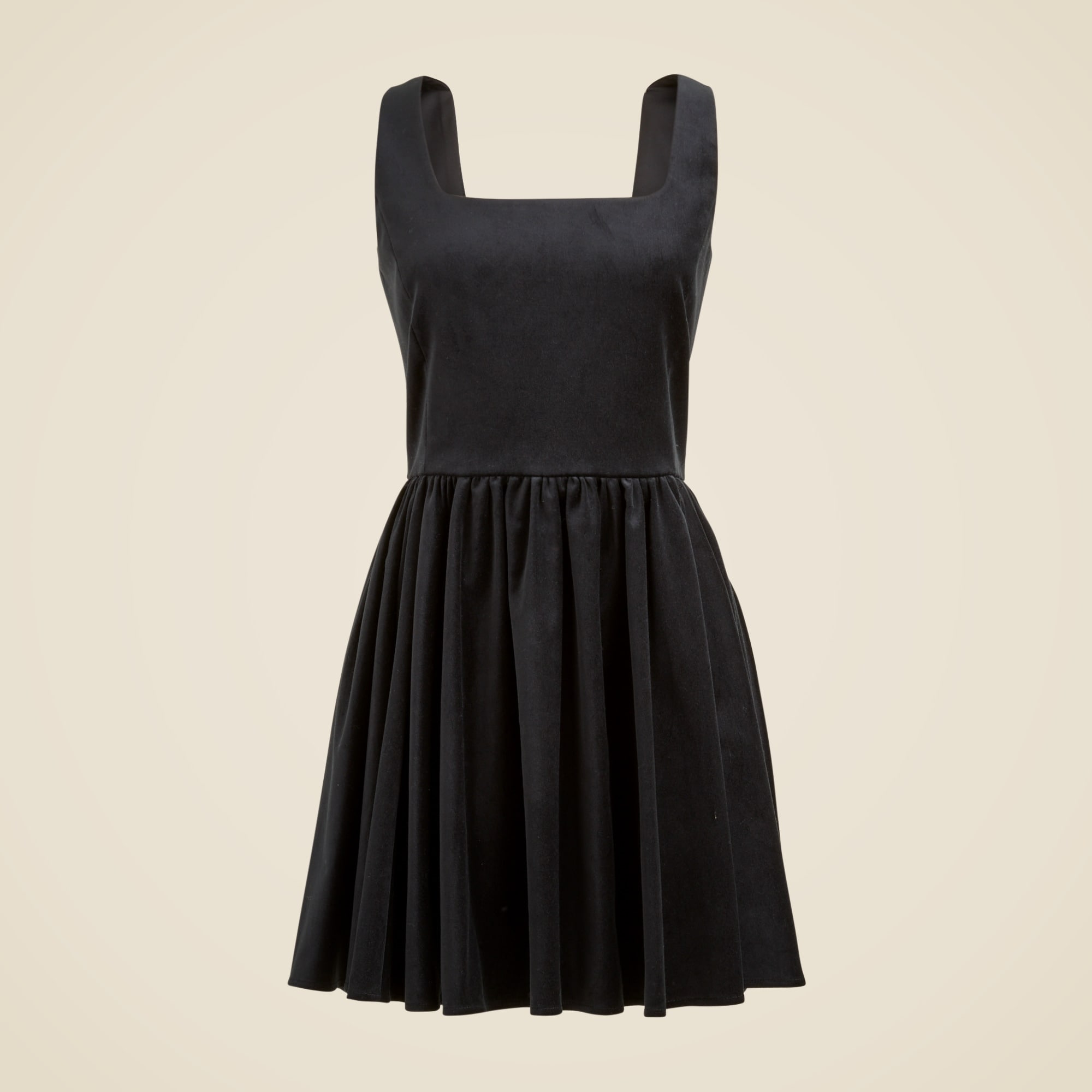 Fit-and-flare Mini Dress In Velvet For Women | J.Crew