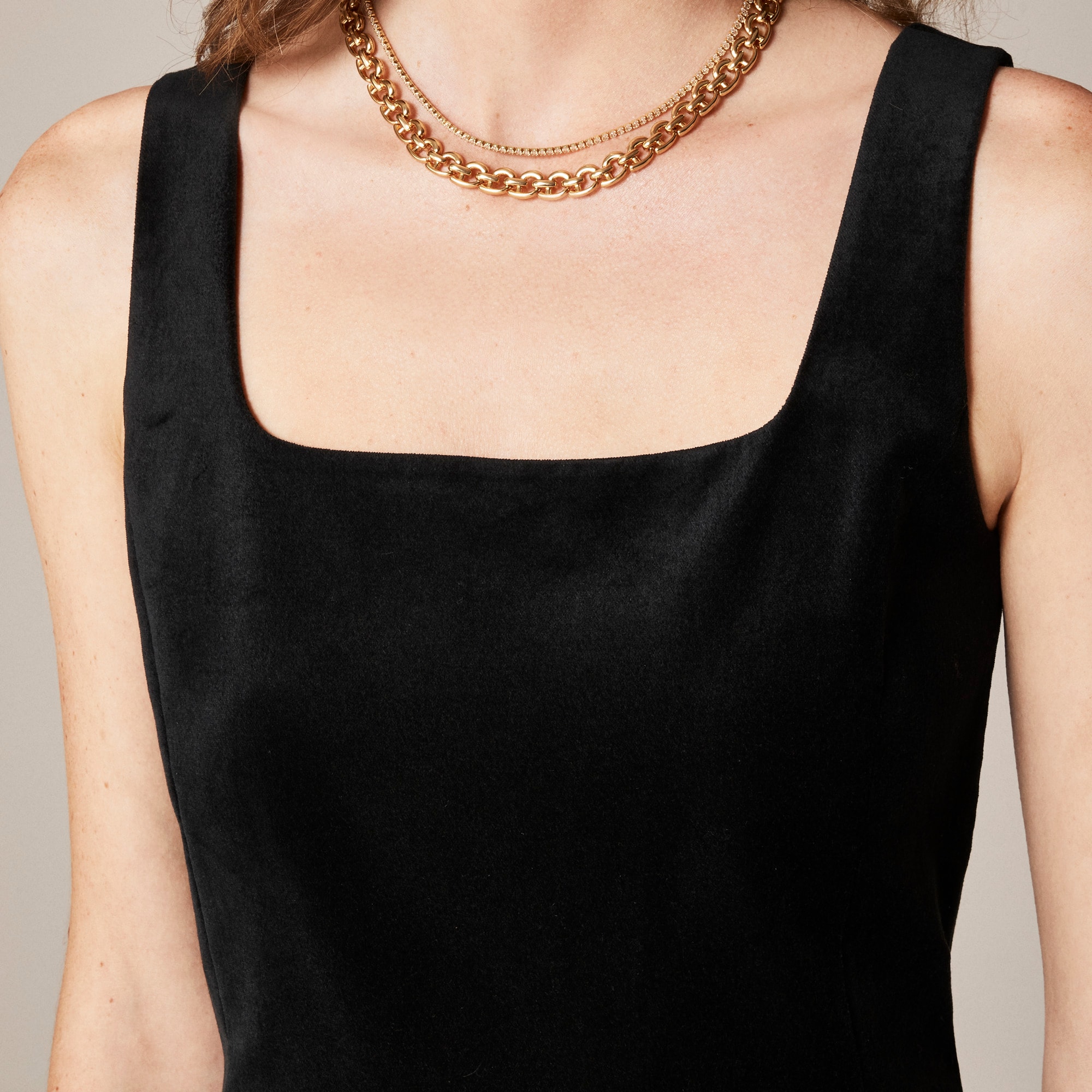 blue dress for baby girl Arabella Gold and Black Stone Choker Necklace