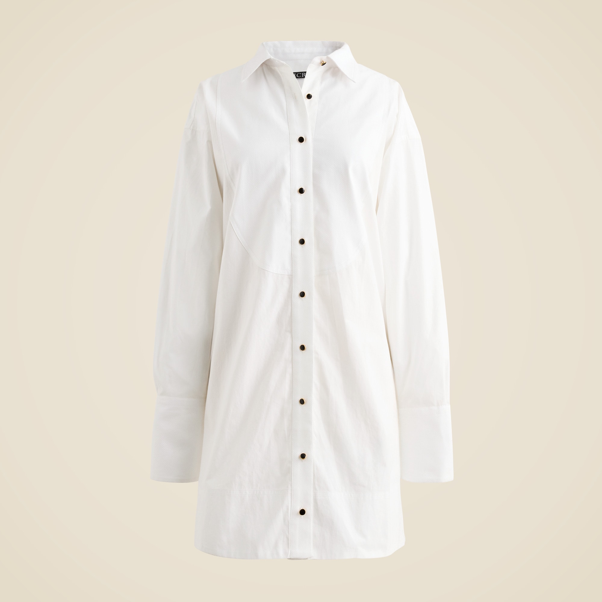Jules tuxedo shirt-dress