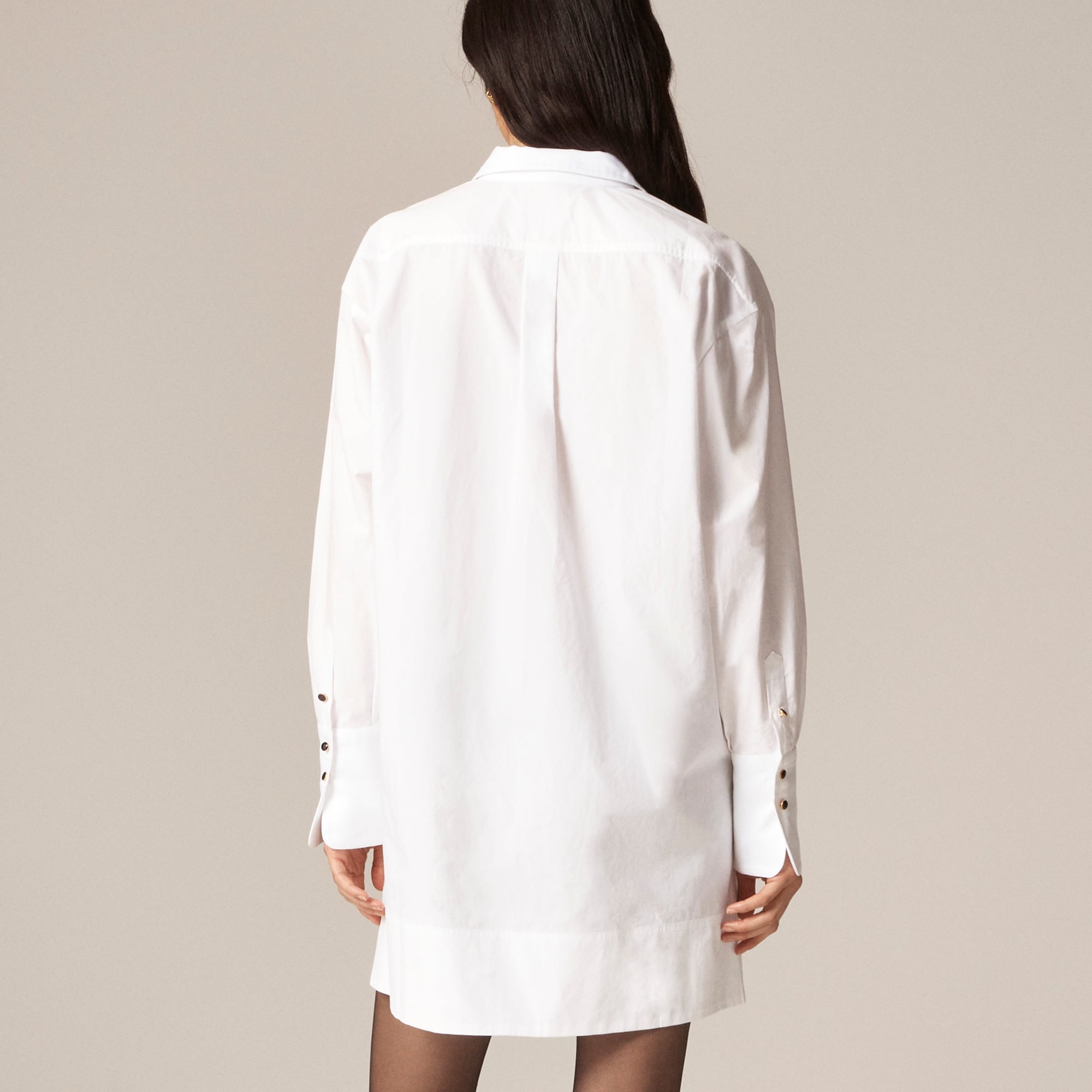 Jules tuxedo shirt-dress