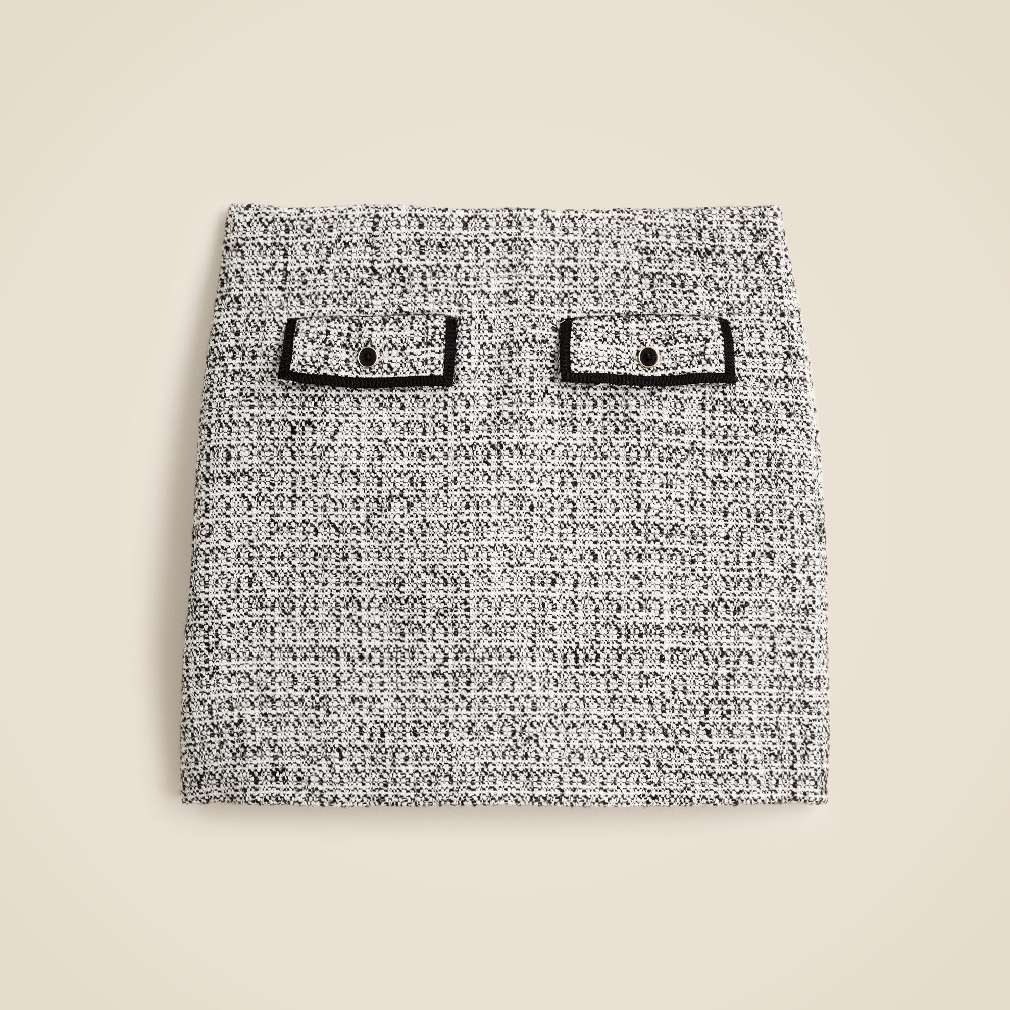 Flap-pocket Mini Skirt In Tweed For Women | J.Crew