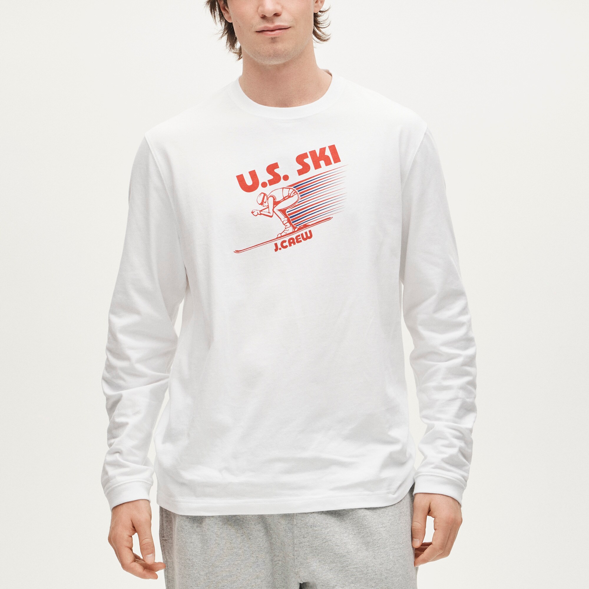 U.S. Ski & Snowboard by J.Crew long-sleeve premium-weight graphic T-shirt