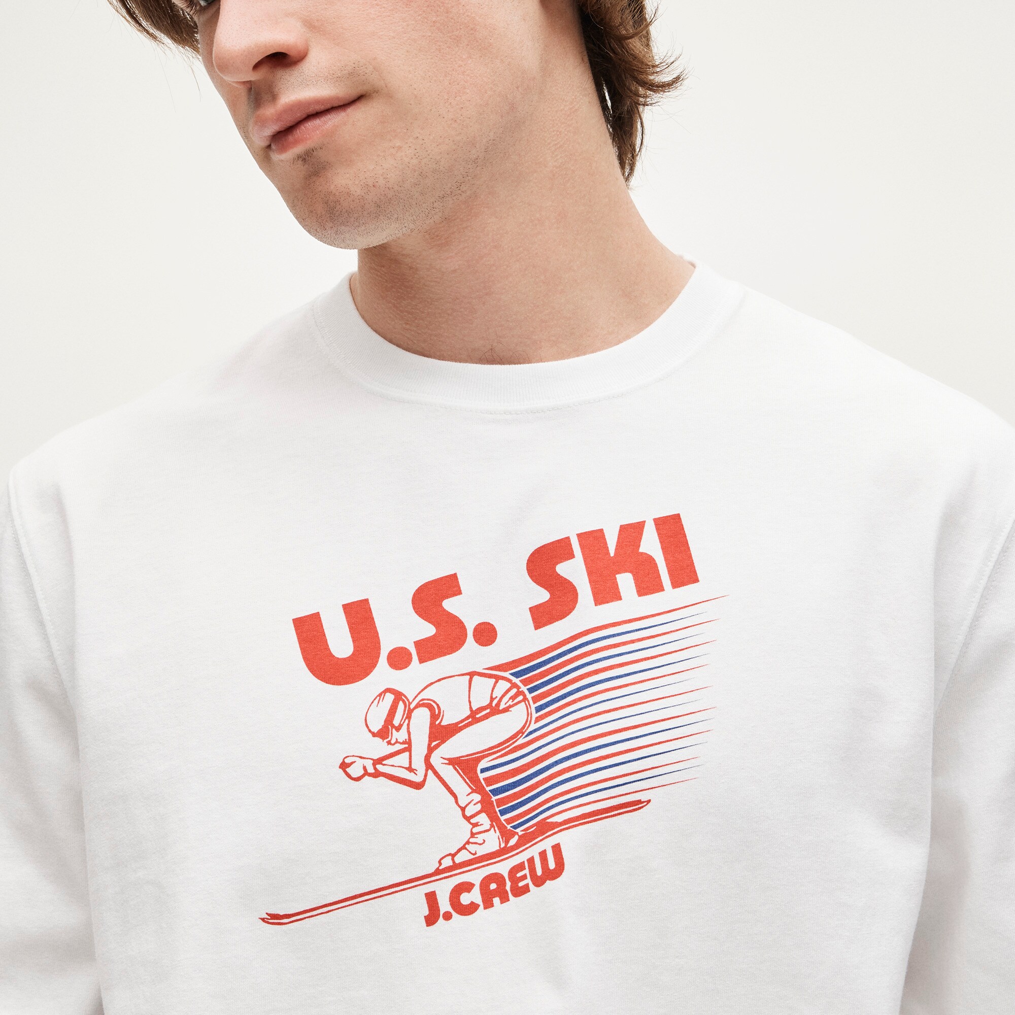 U.S. Ski & Snowboard by J.Crew long-sleeve premium-weight graphic T-shirt