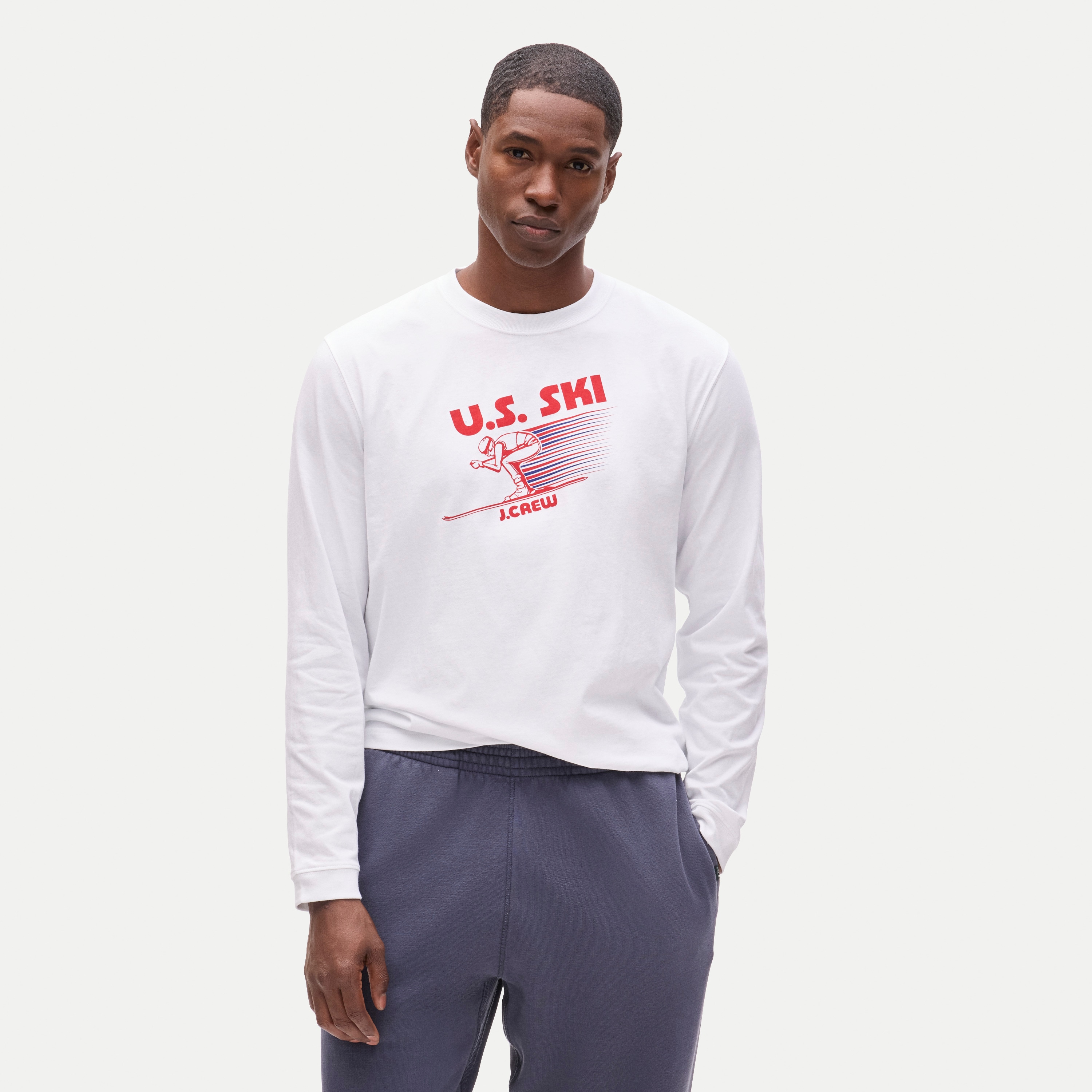U.S. Ski & Snowboard by J.Crew long-sleeve premium-weight graphic T-shirt