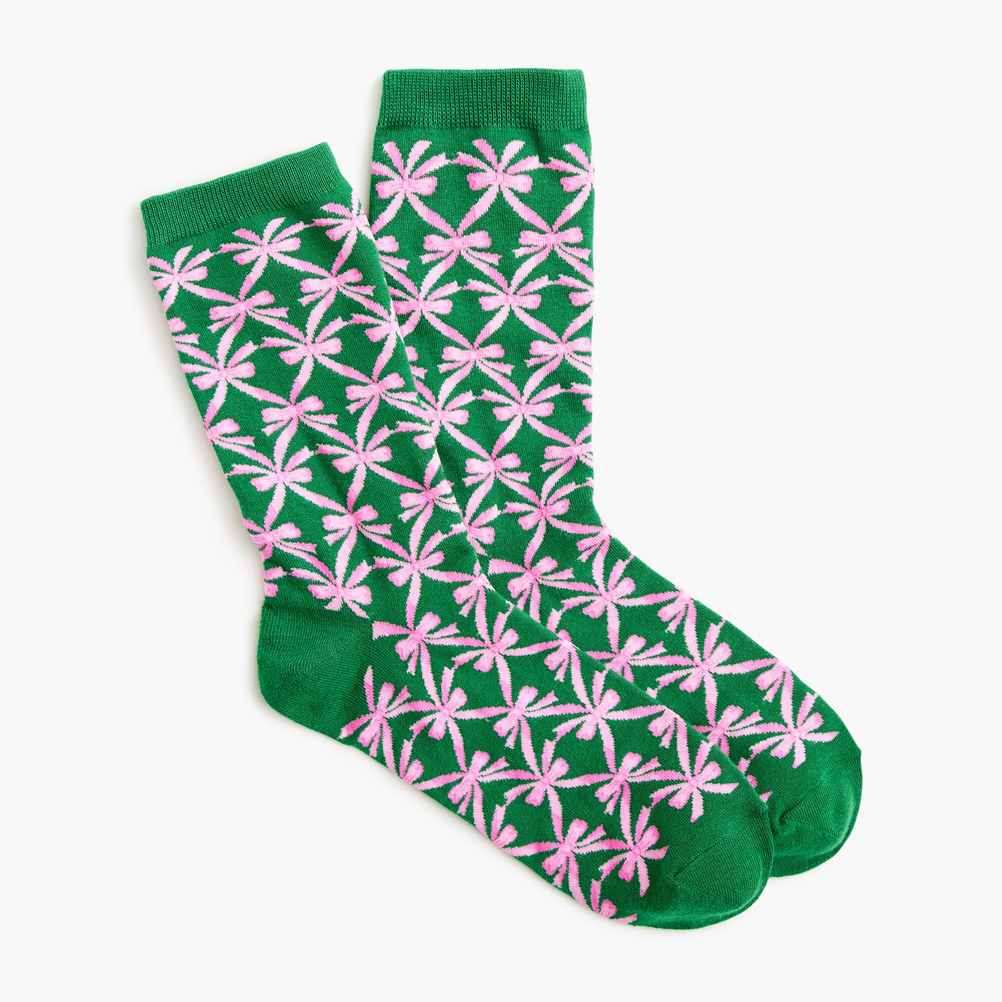 Bow trouser socks
