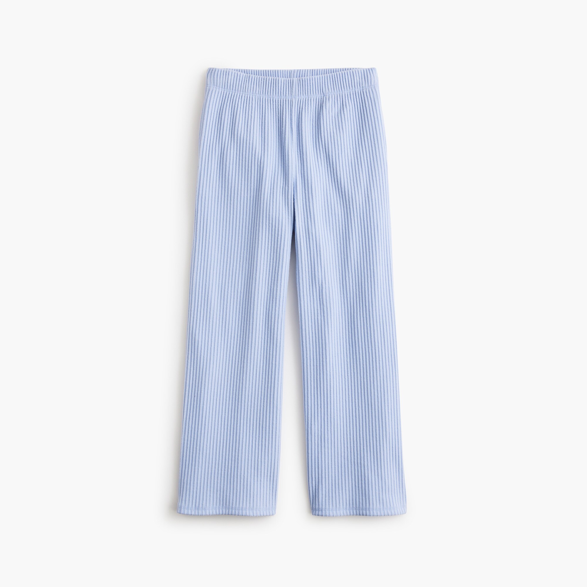  Girls' ribbed wide-leg sweatpant
