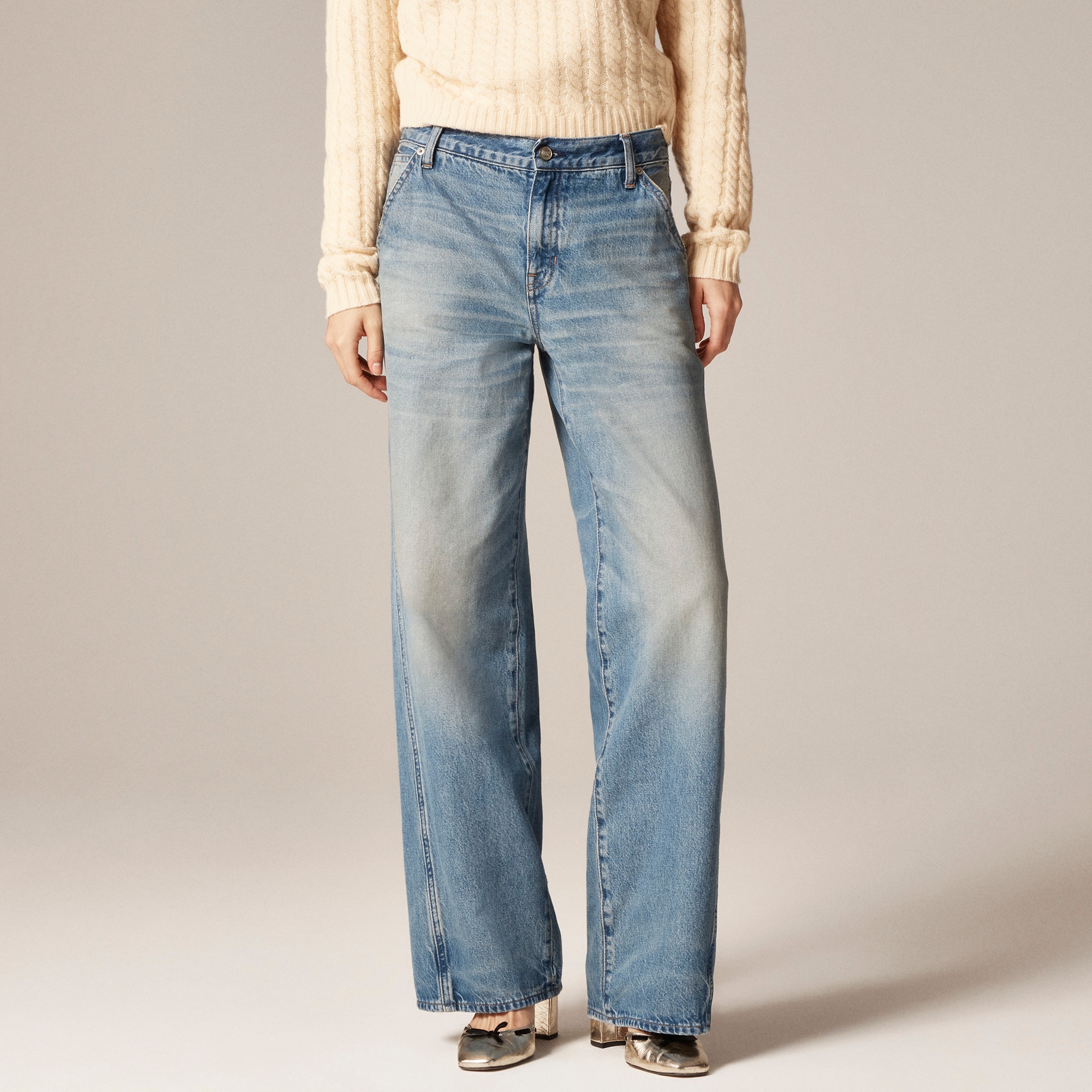 Utility low-rise wide-leg jean - thumbnail 2