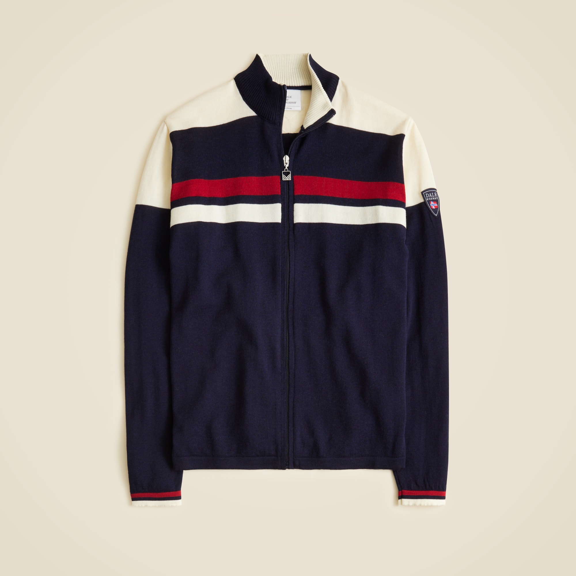 Dale Of Norway Mount Stello Full-zip Sweater-jacket In Merino Wool