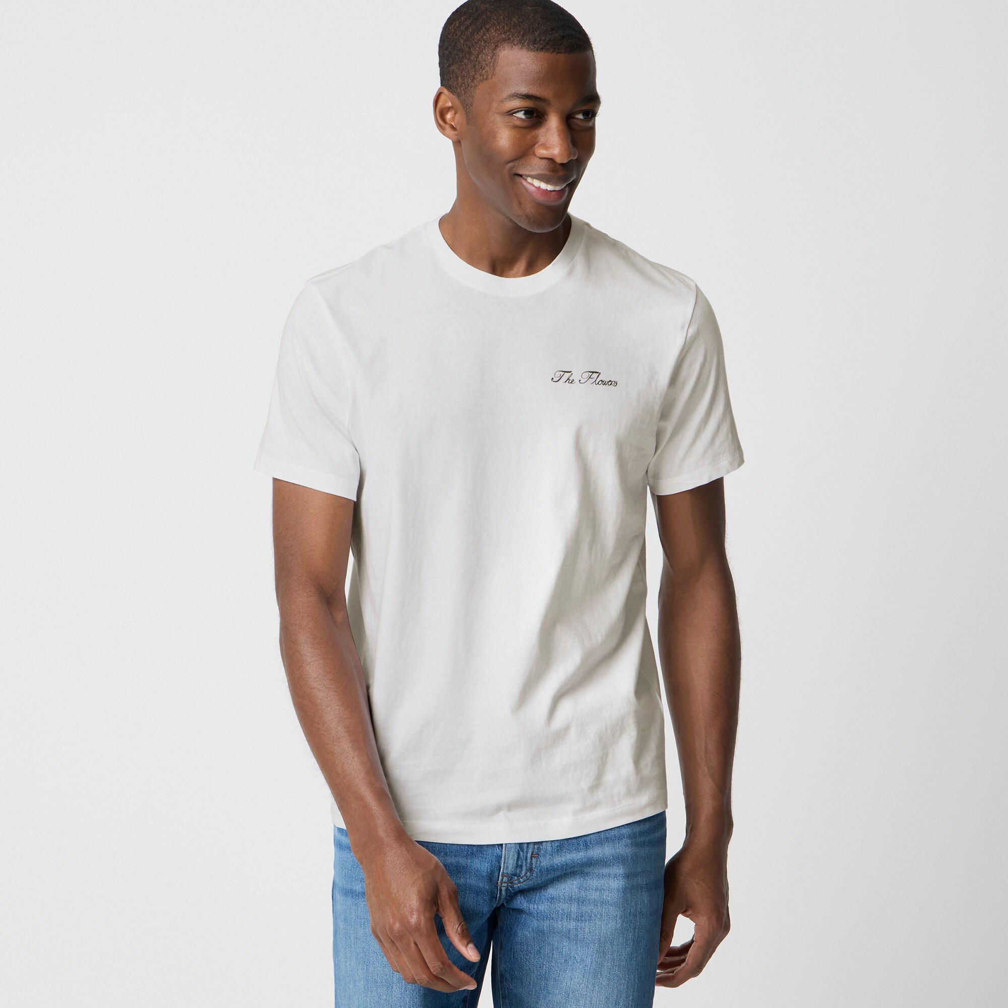 Laura Chautin X J.Crew "The flowers" Pride graphic tee