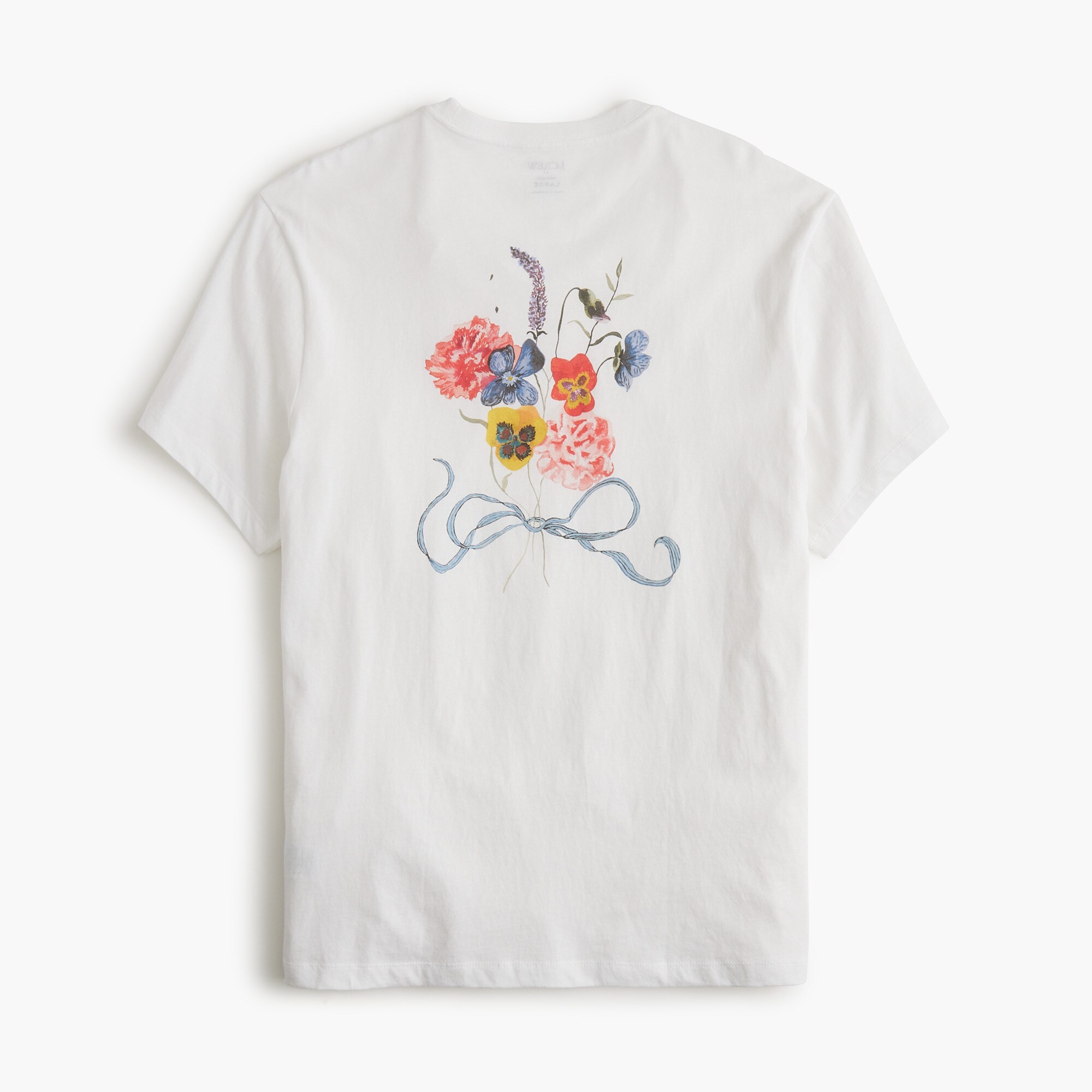 Laura Chautin X J.Crew "The flowers" Pride graphic tee